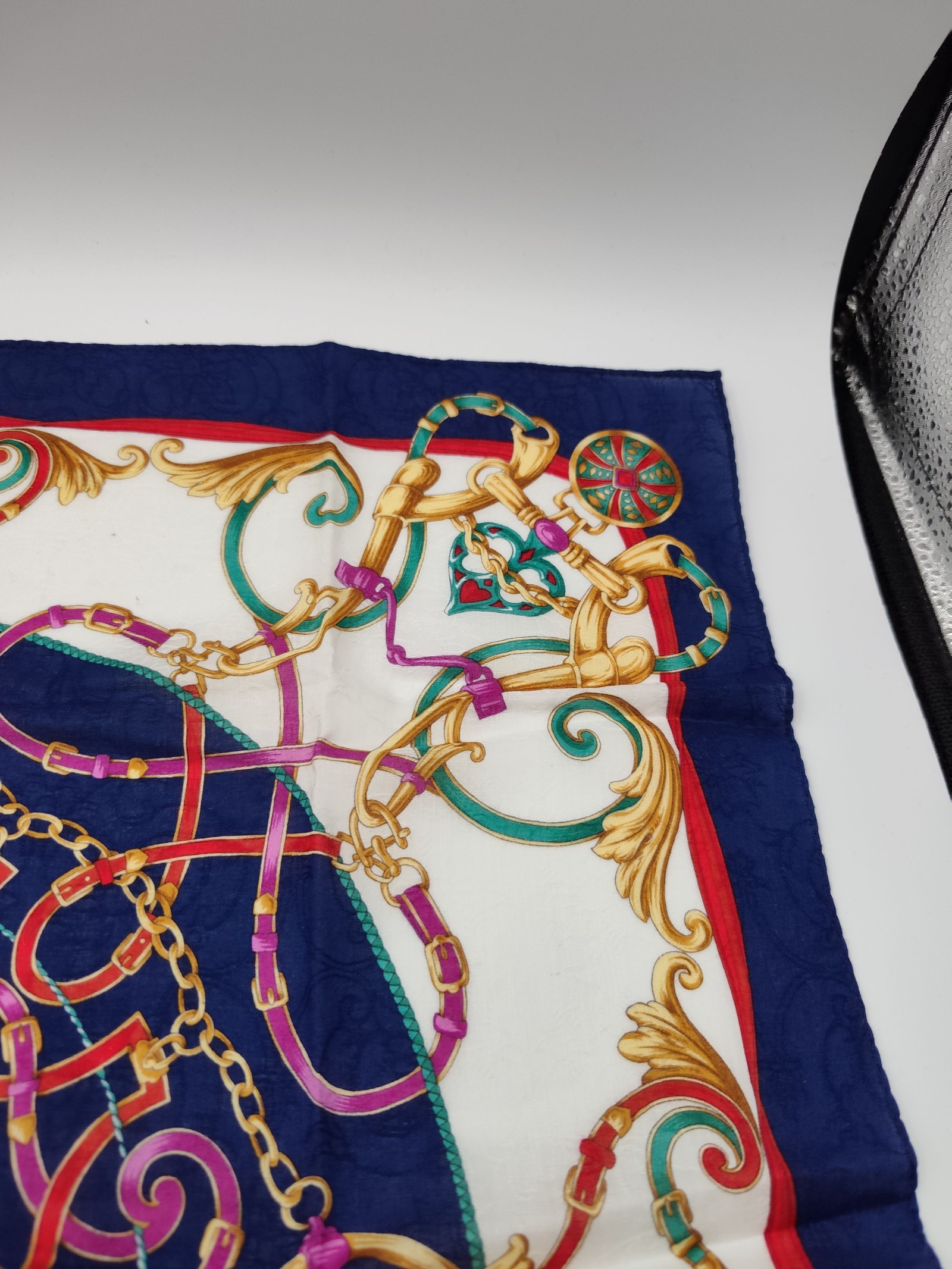 Trussardi Women's Multi Colour Patterned Silk Scarf One Size image 5