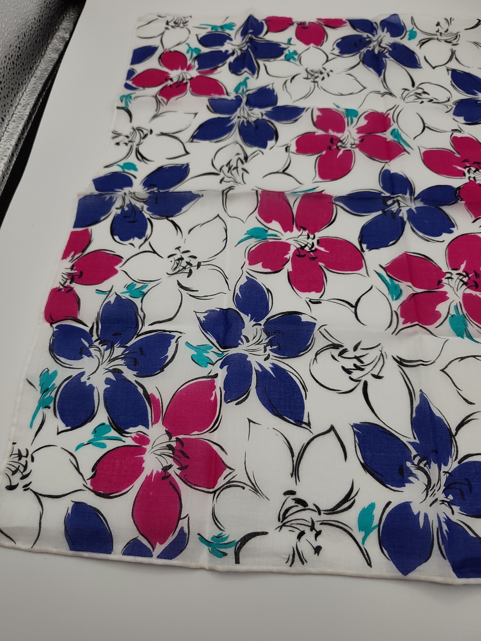 Givenchy Women White Floral Scarf image 8