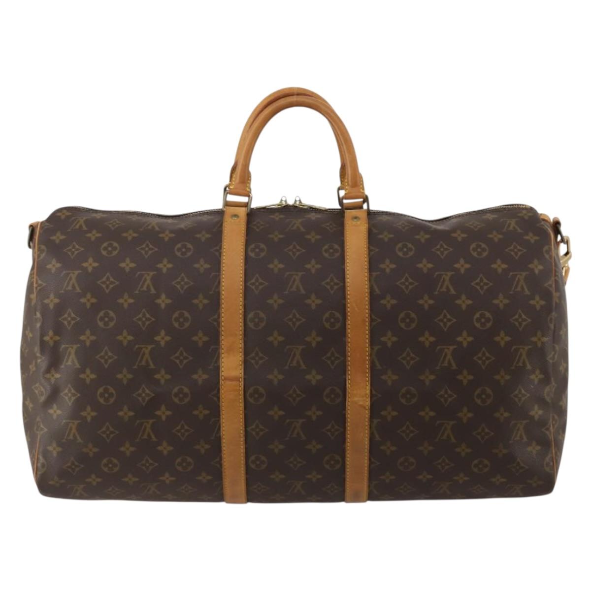 LOUIS VUITTON Monogram Keepall Bandouliere 60 Boston Bag M41412 LV Auth ep14932 image 2