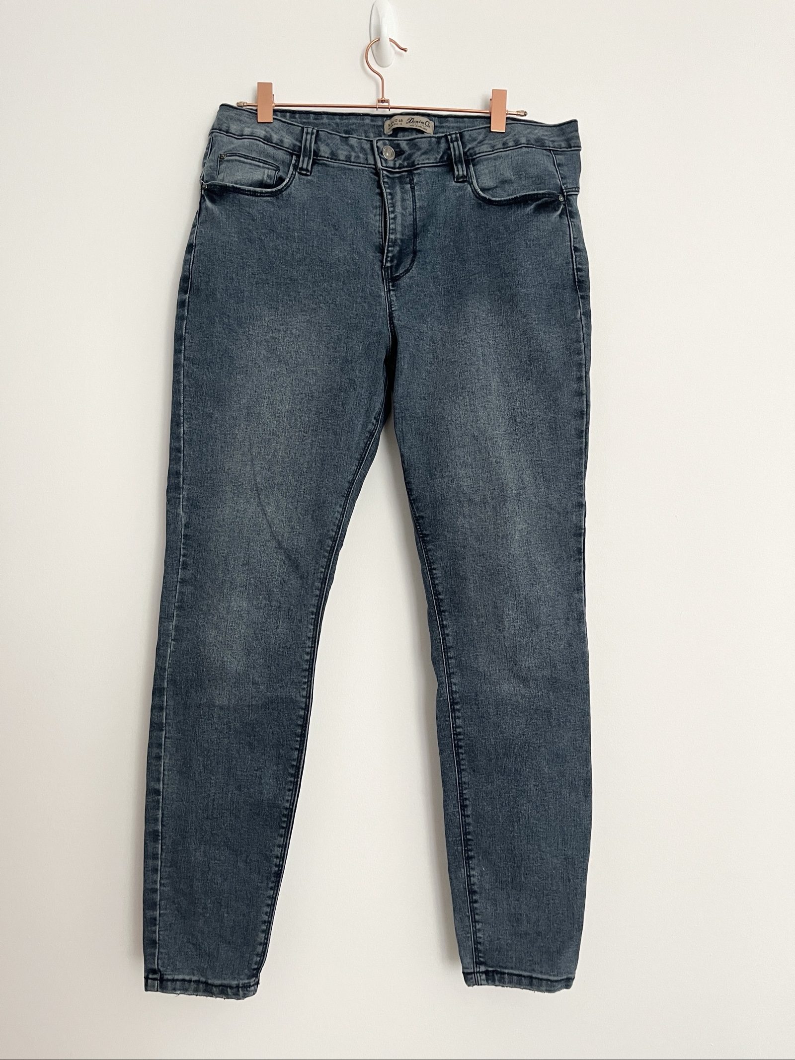 Denim Co. Women's Grey Denim Jeans UK 16 / EUR 44 / USA 12