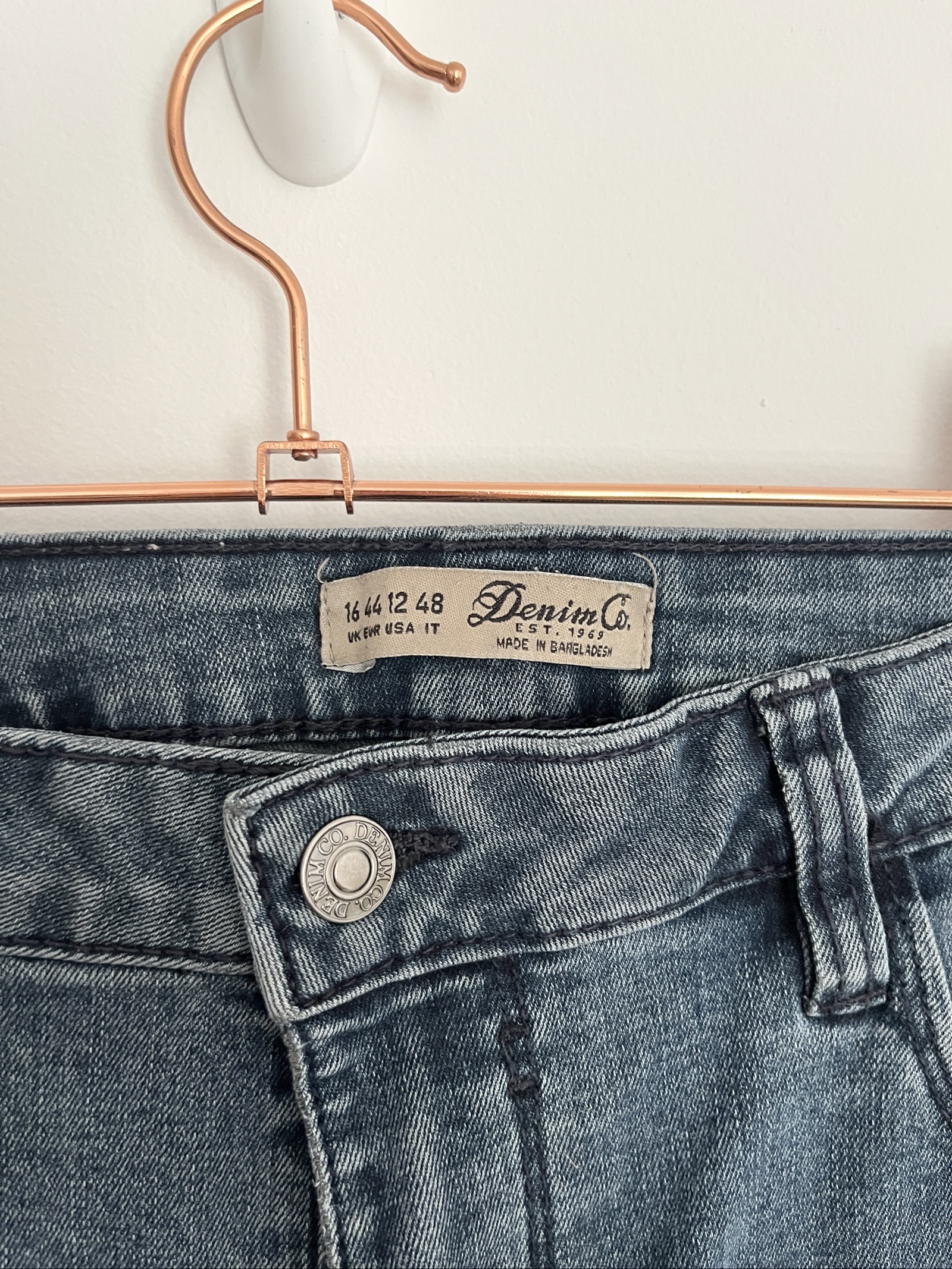 Denim Co. Women's Grey Denim Jeans UK 16 / EUR 44 / USA 12 image 2