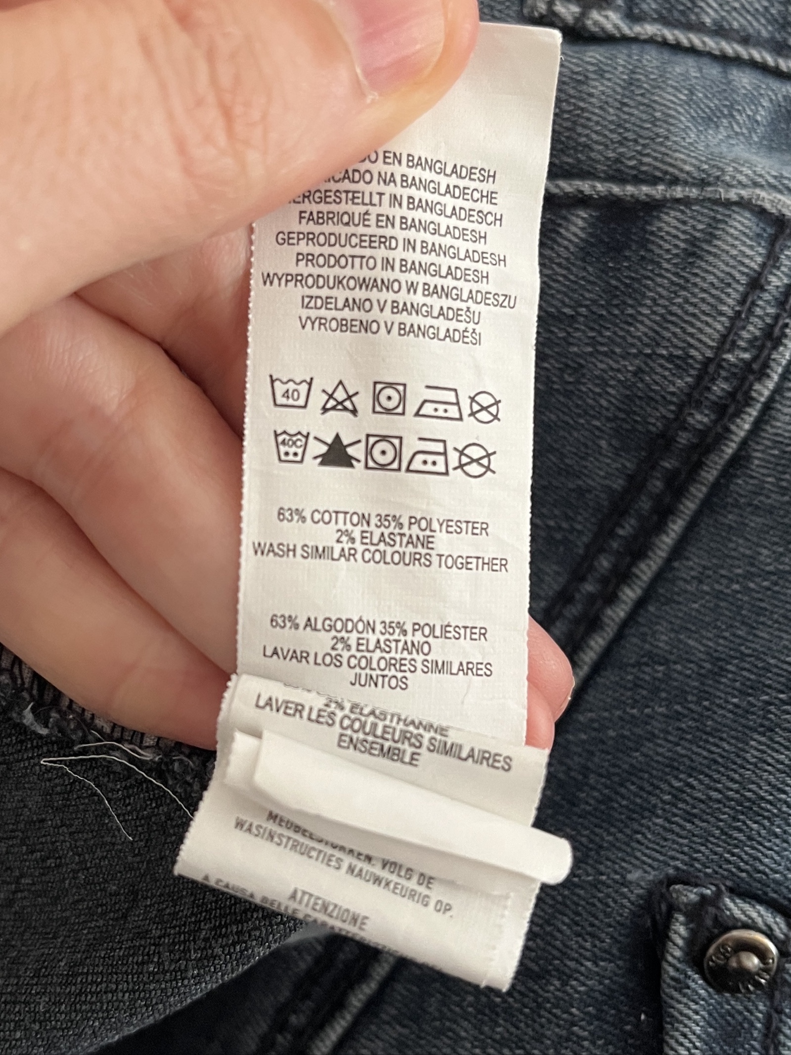 Denim Co. Women's Grey Denim Jeans UK 16 / EUR 44 / USA 12 image 5