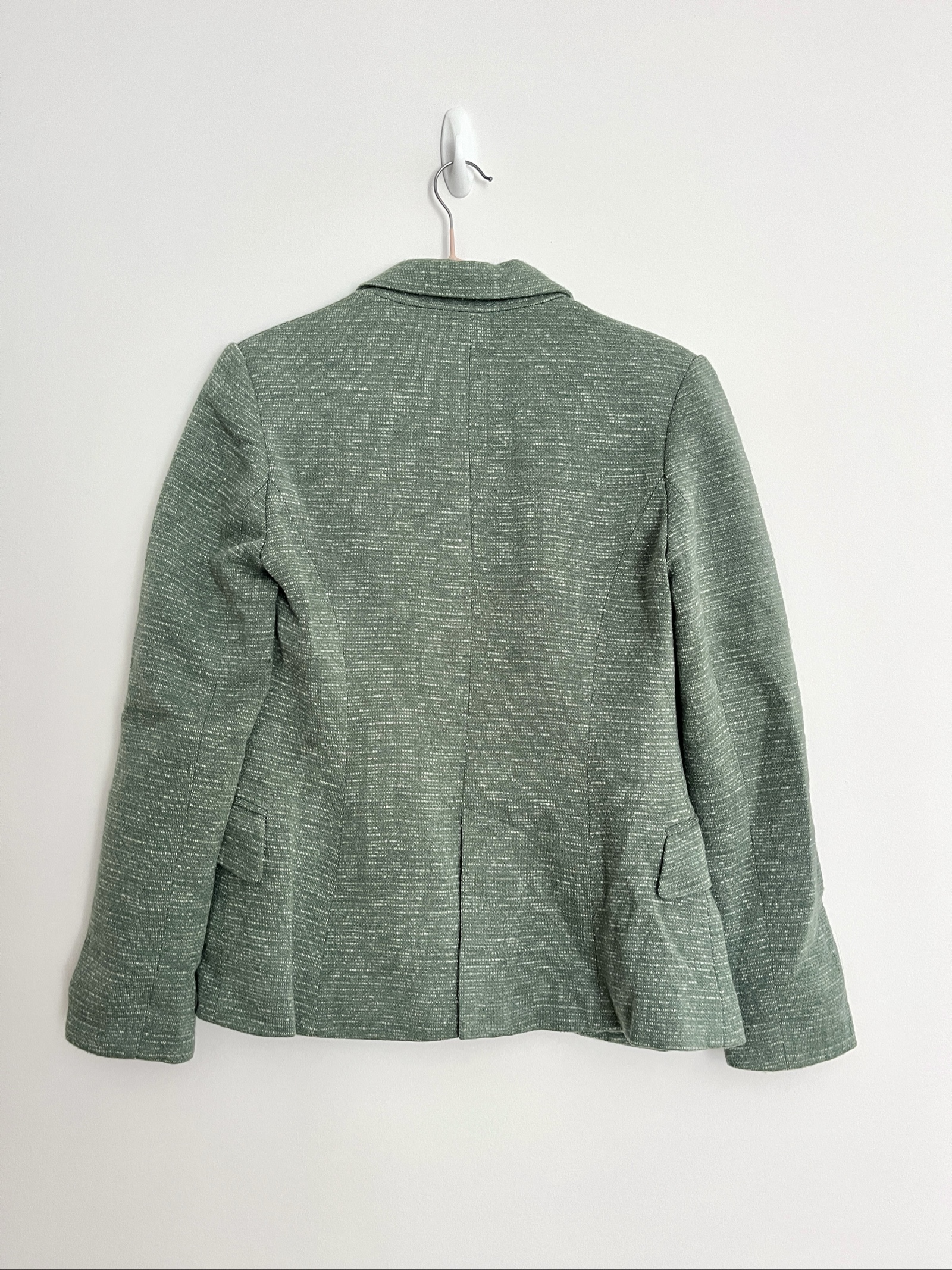 Cartonnier Women's Green Textured Blazer XS Patterned Lining image 5