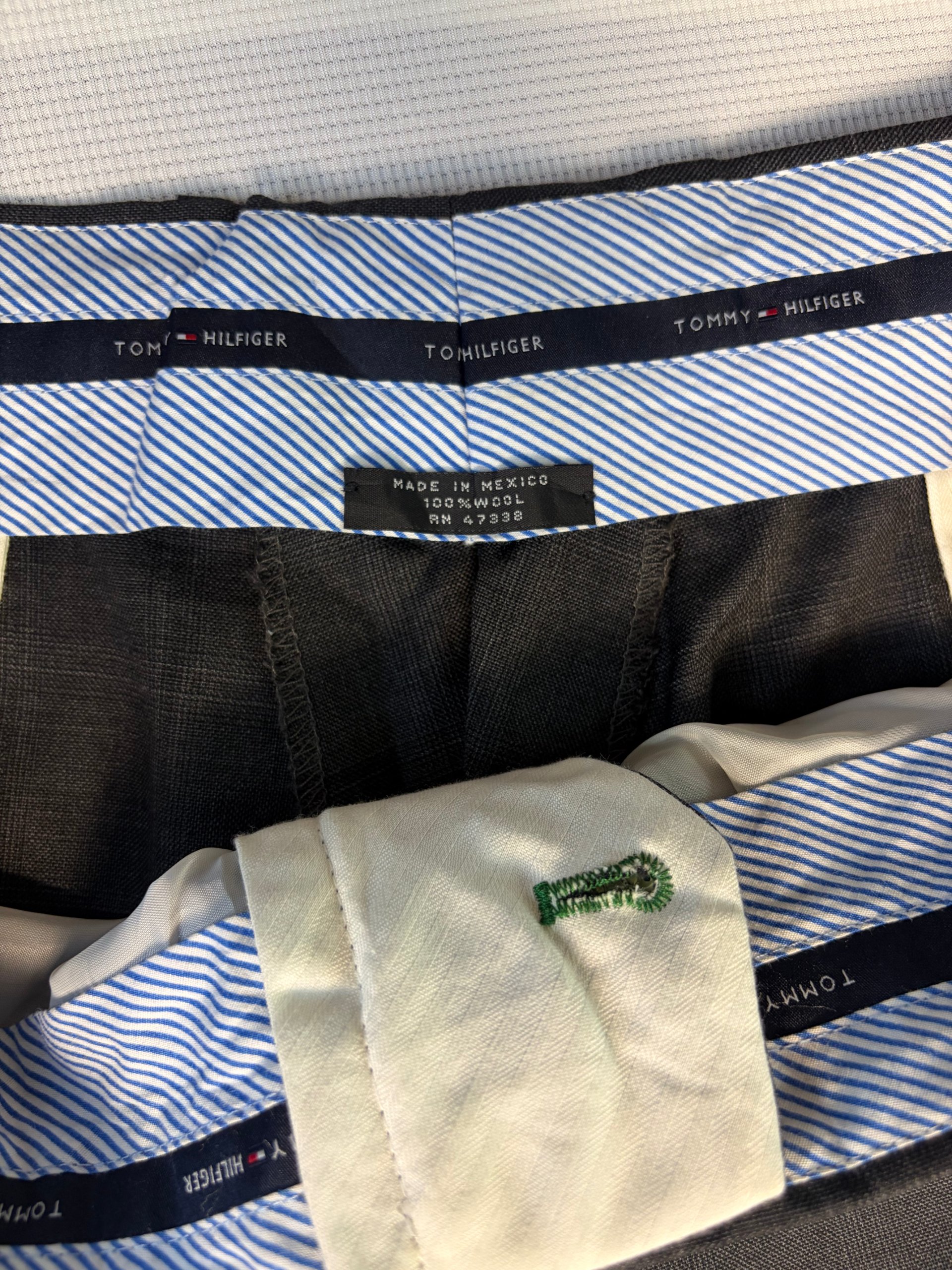 Tommy Hilfiger Men's Grey Wool Trousers W36 image 5
