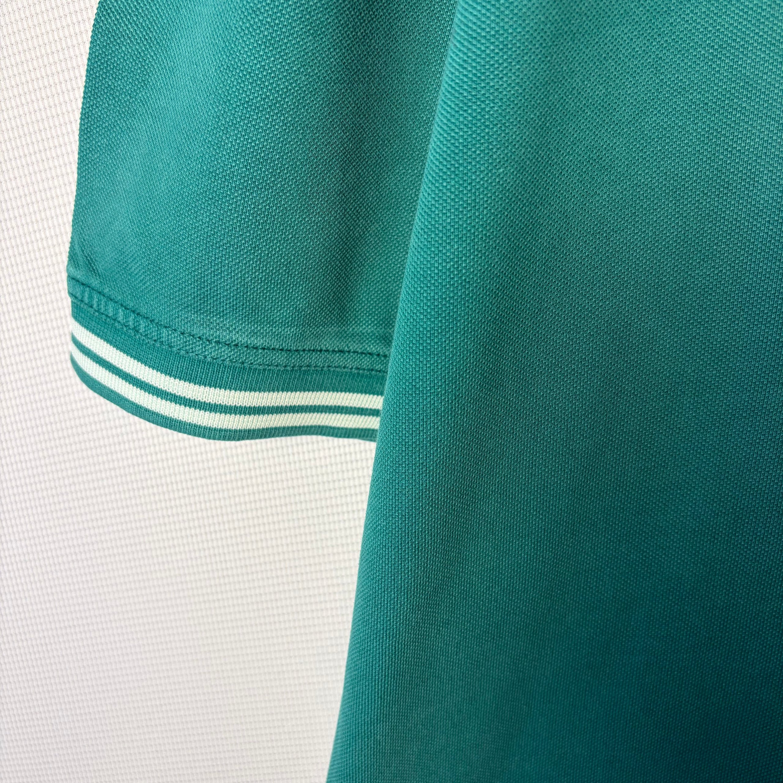Napapijri Expedition Experience Polo Shirt Teal Green Men's XXXL Embroidered image 7