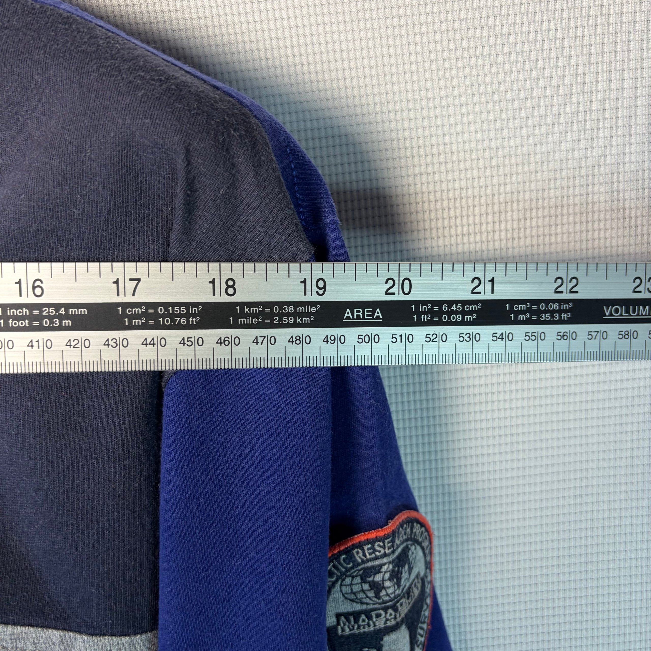 Napapijri Colourblock Polo Shirt Navy Blue Grey Men's XXXL Streetwear image 7