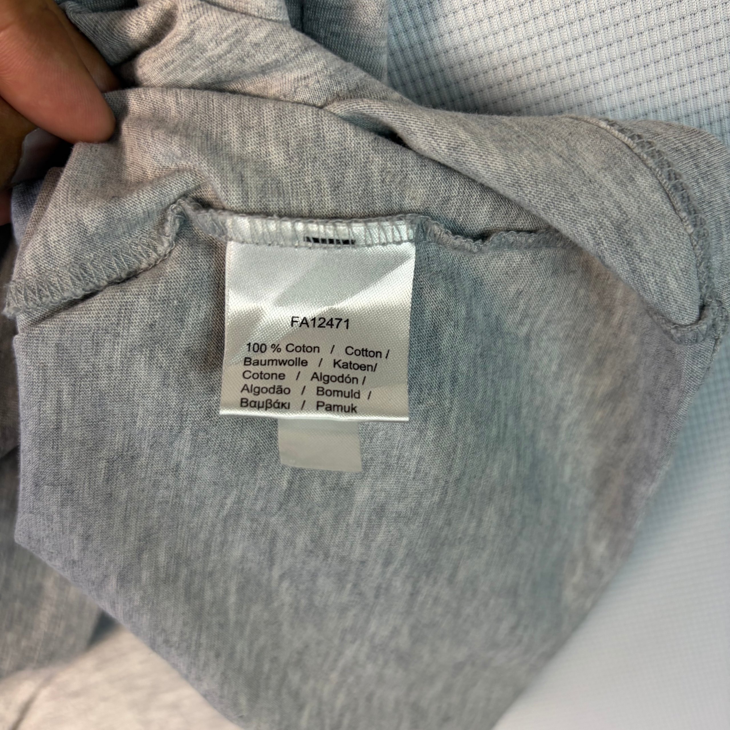 Lacoste V-Neck T-Shirt Grey Marl Men's XXL Pima Cotton Smart Basic image 4