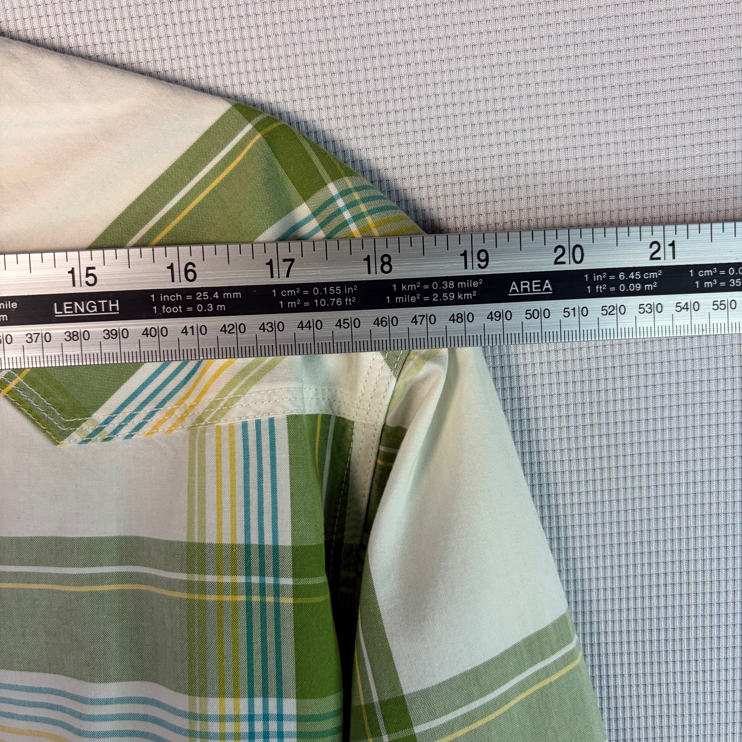 Carhartt Western Snap Shirt Green Plaid Mens Size M Pearl Snap Vintage Workwear image 8