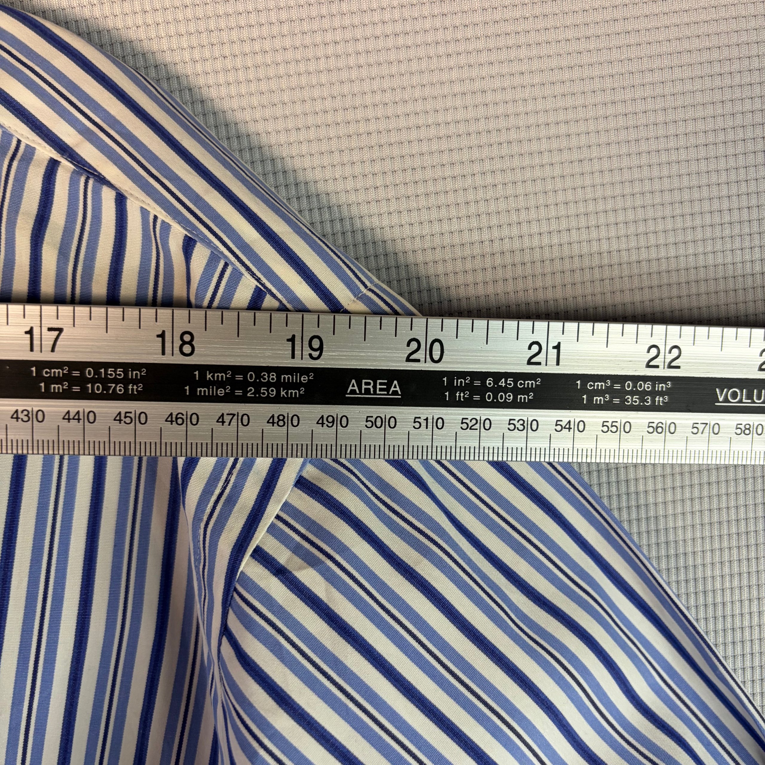 Polo Ralph Lauren Blue & White Striped Cotton Shirt XXL image 8