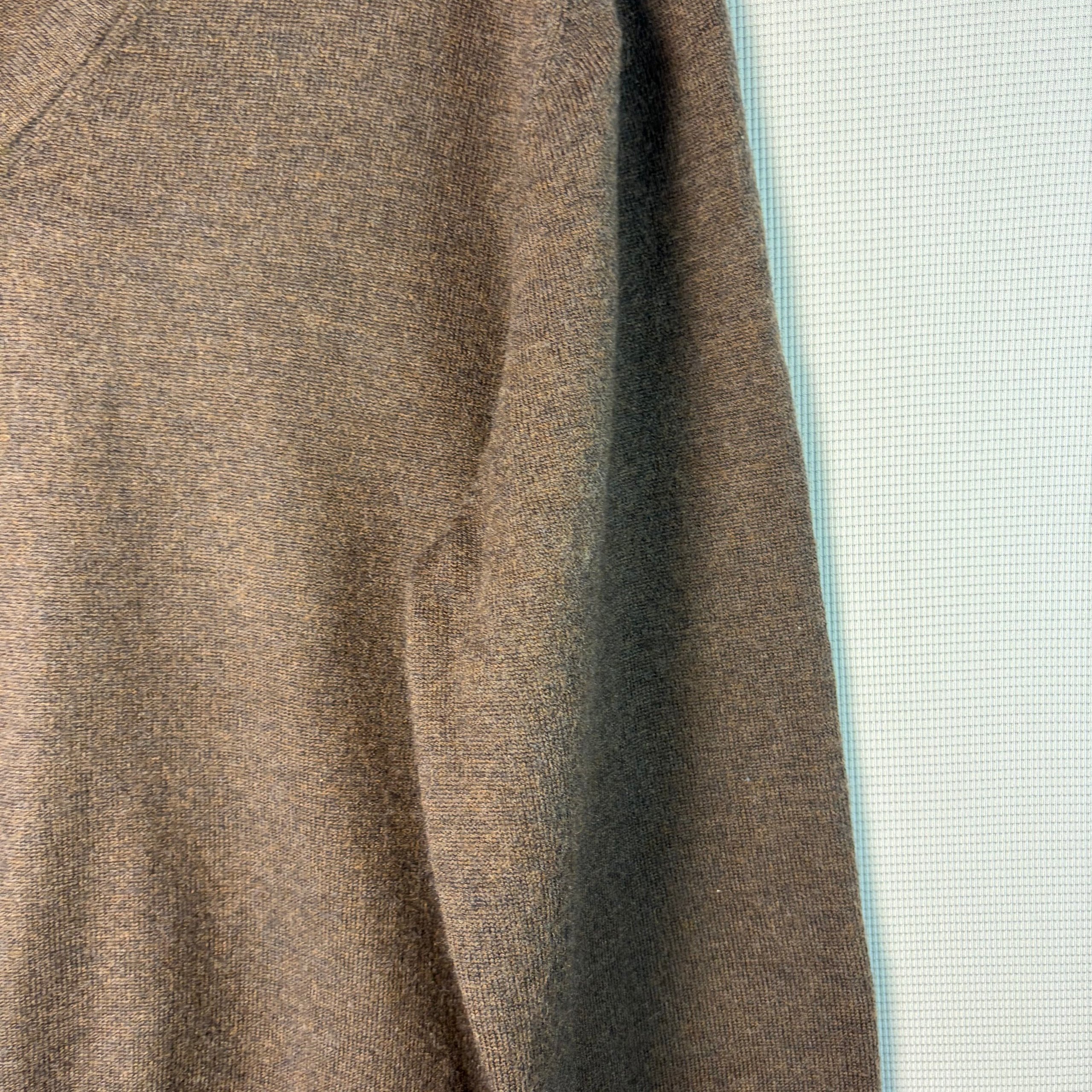 Brooks Brothers V Neck Jumper Brown Merino Wool Mens Size M Preppy Old Money image 2