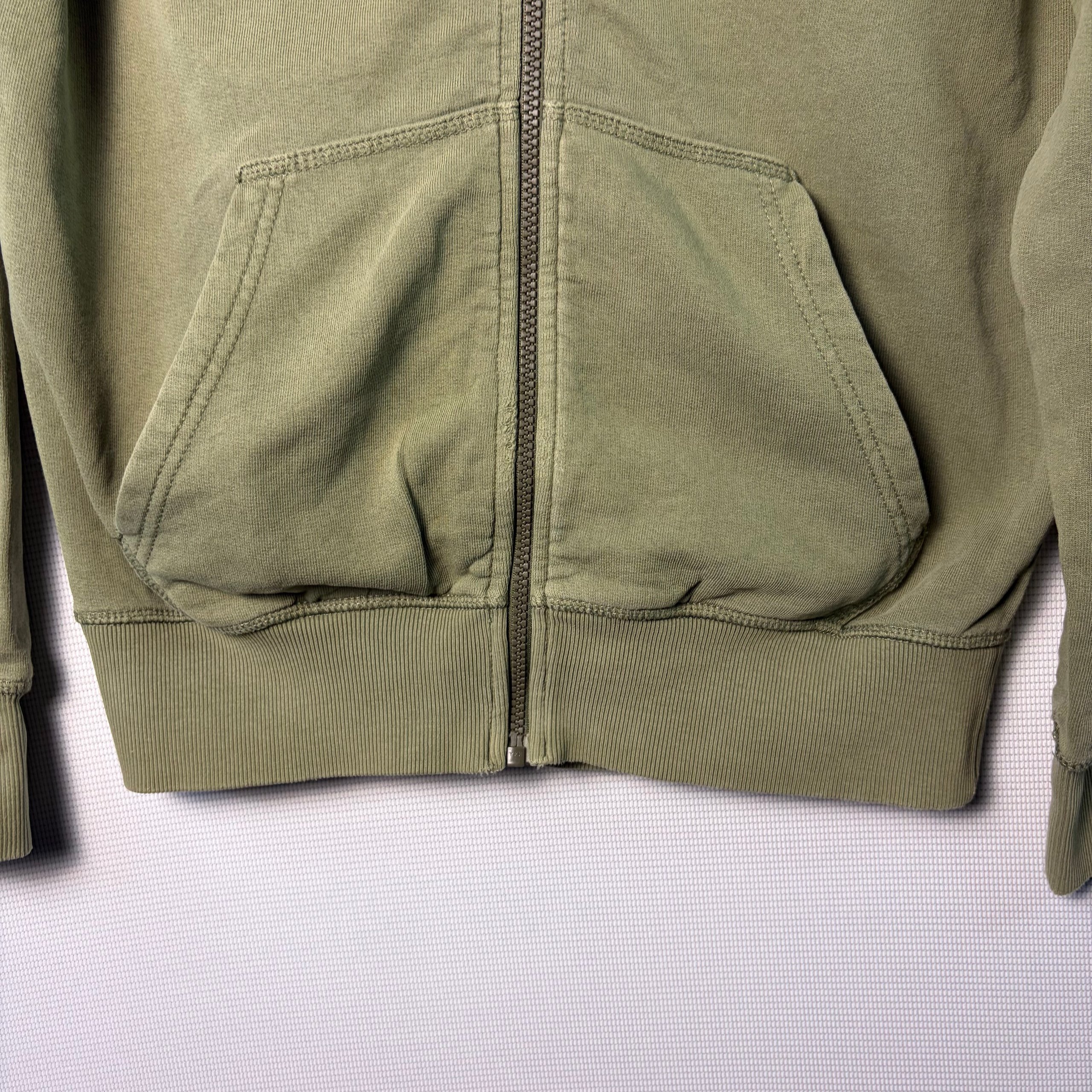 Napapijri Olive Green Women's Zip Up Hoodie Medium image 5