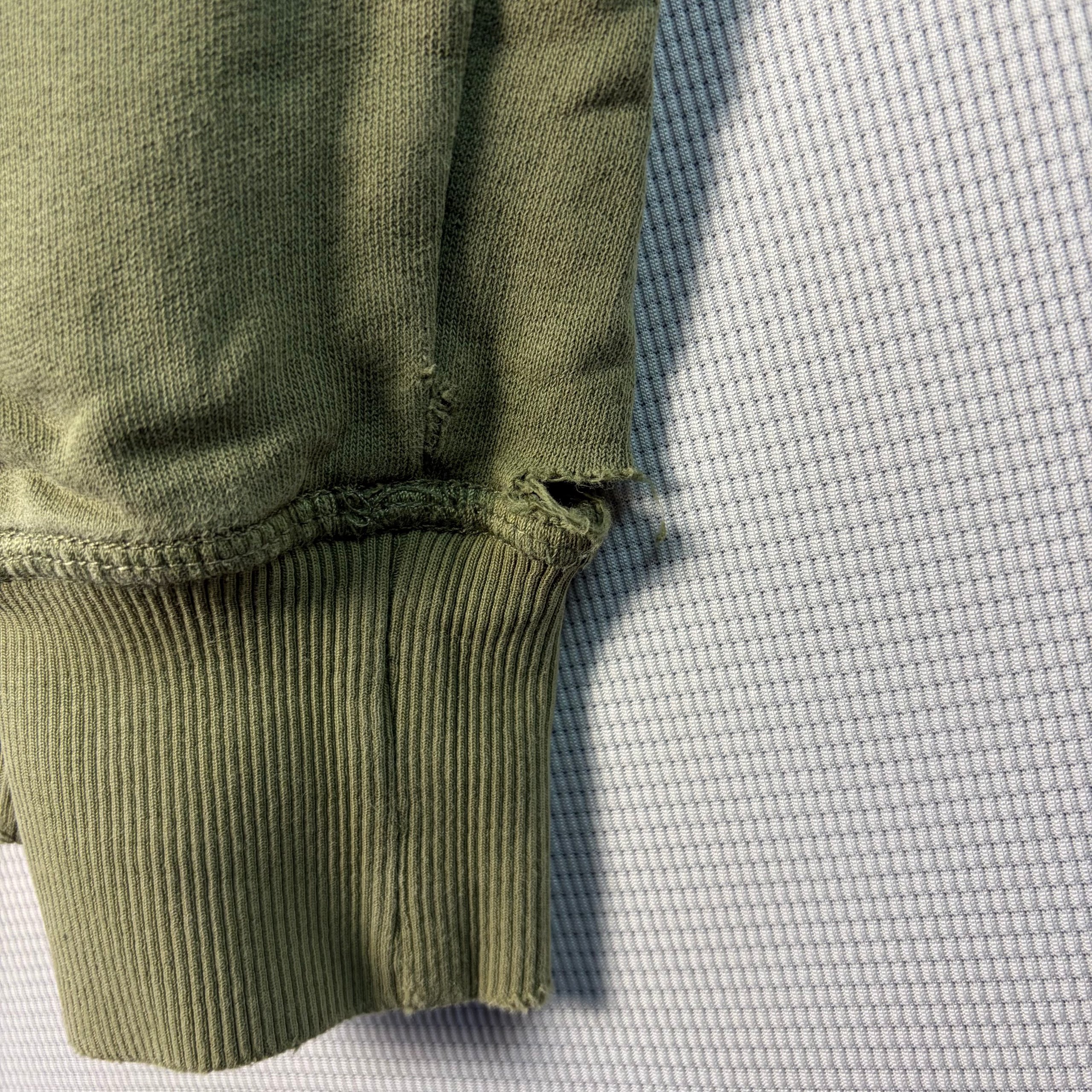 Napapijri Olive Green Women's Zip Up Hoodie Medium image 9