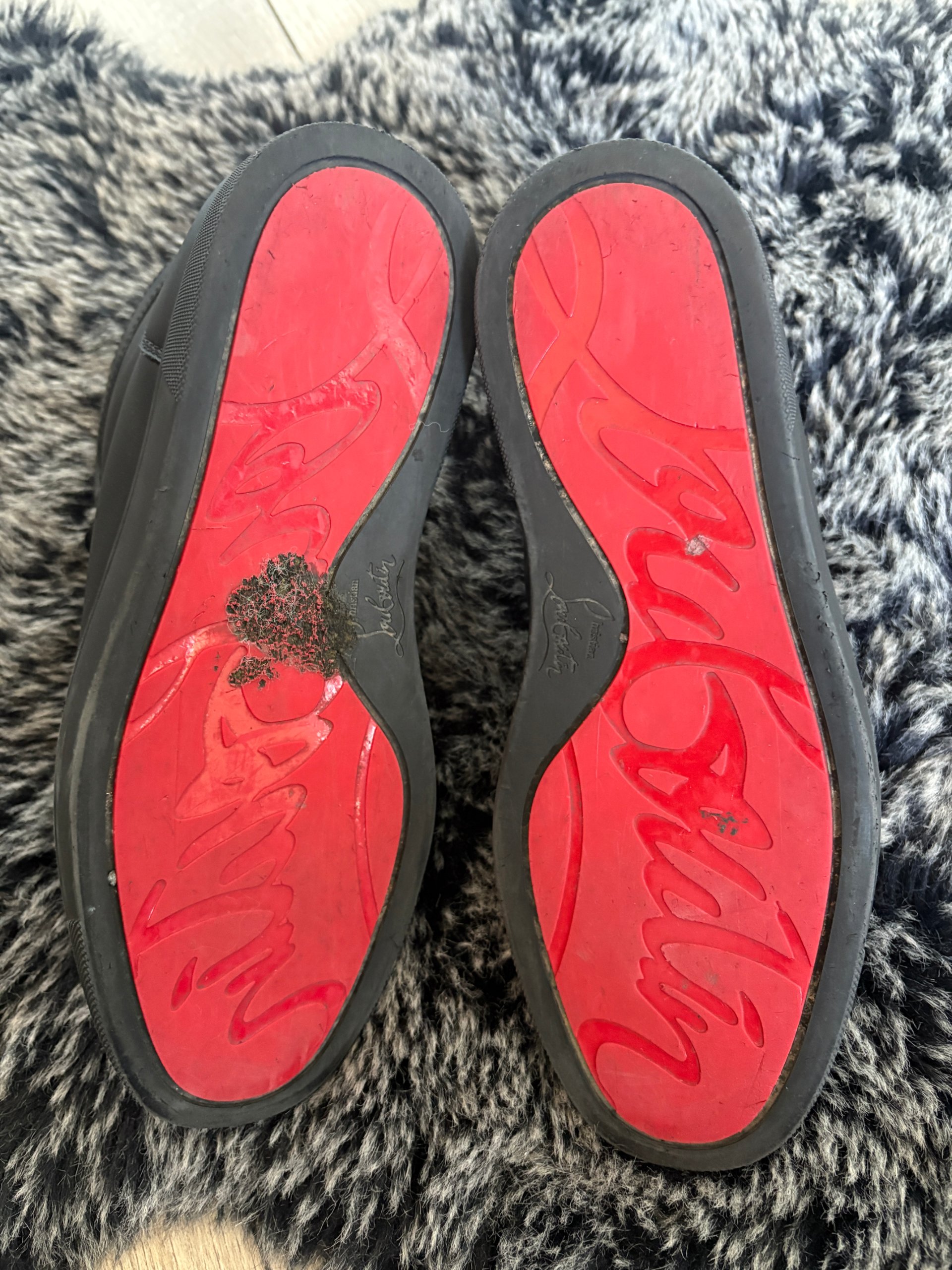Christian Louboutin Louis Flat Hightop Black Size 40 image 7
