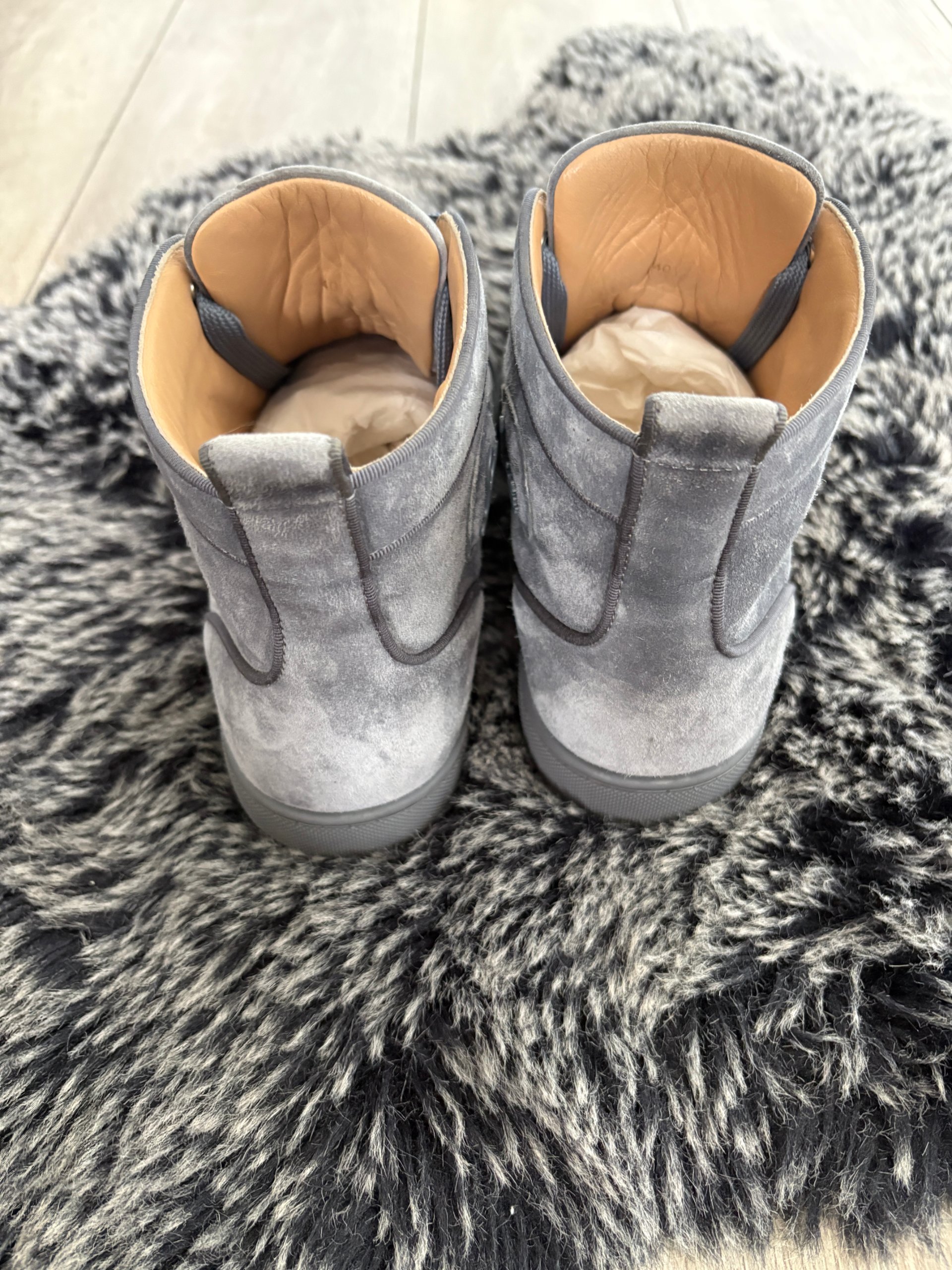 Christian Louboutin Louis Flat Suede Grey Size 40 image 4