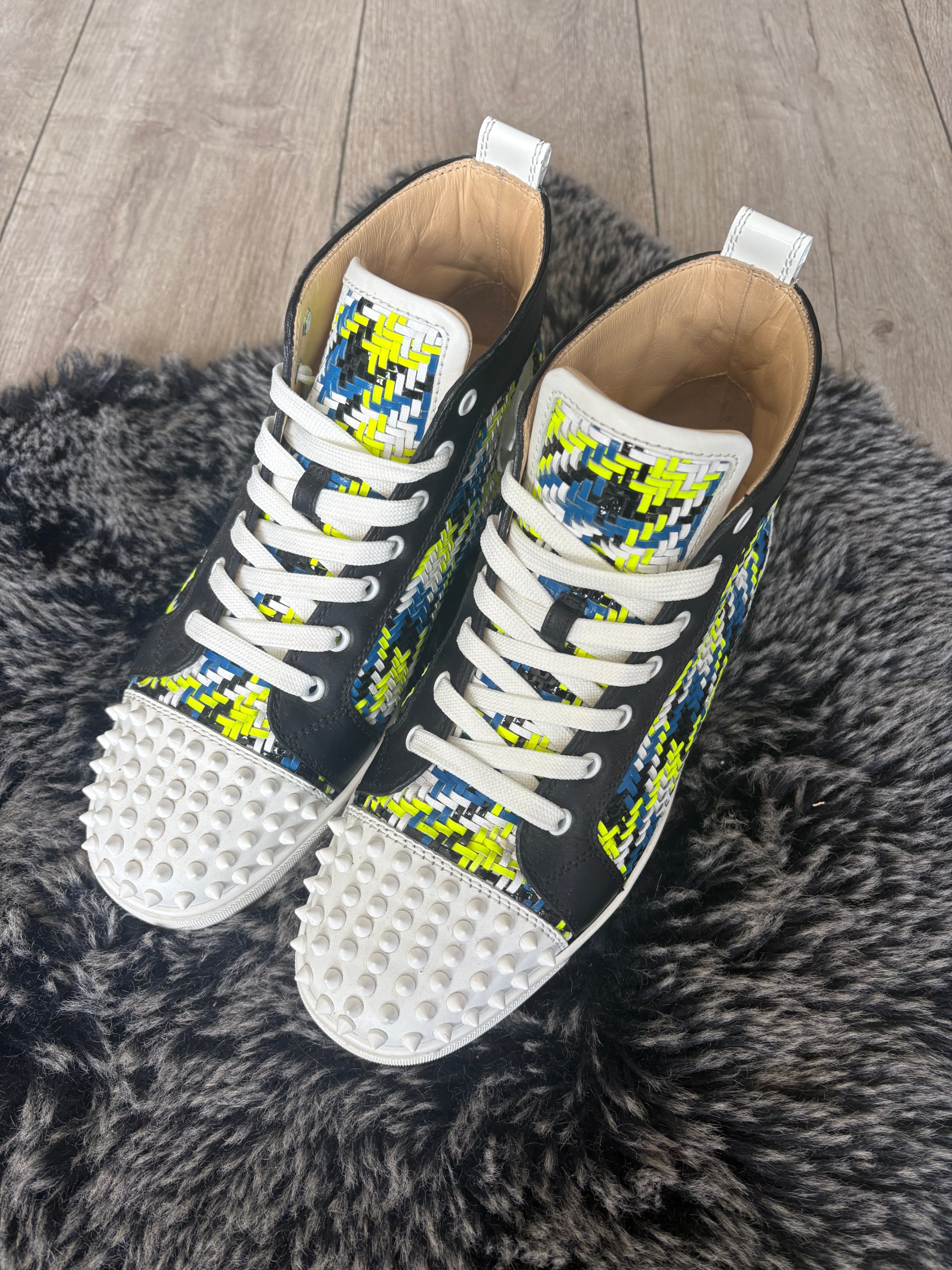 Christian Louboutin Woven Multicolor Size 41,5 image 3