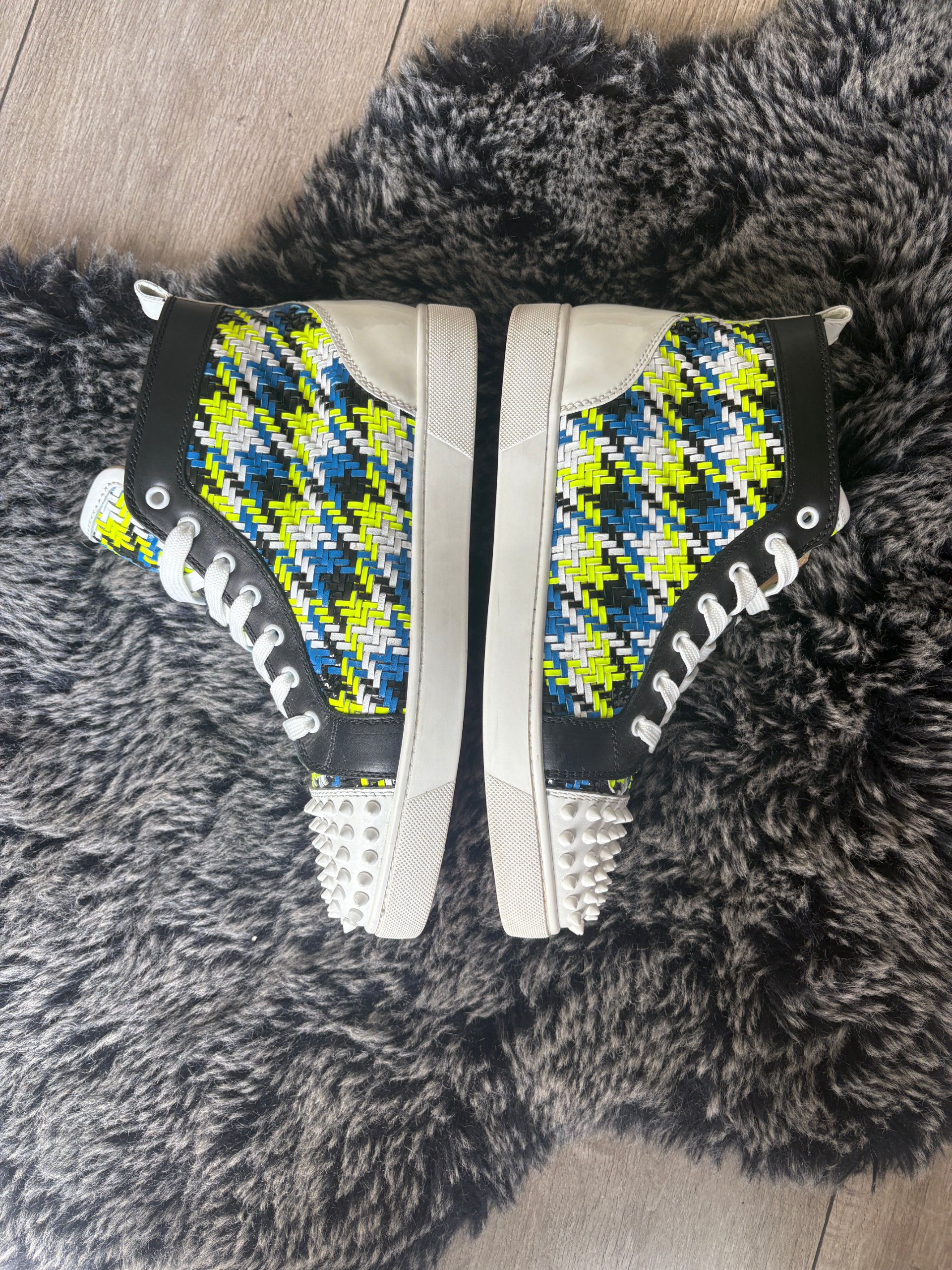 Christian Louboutin Woven Multicolor Size 41,5 image 5