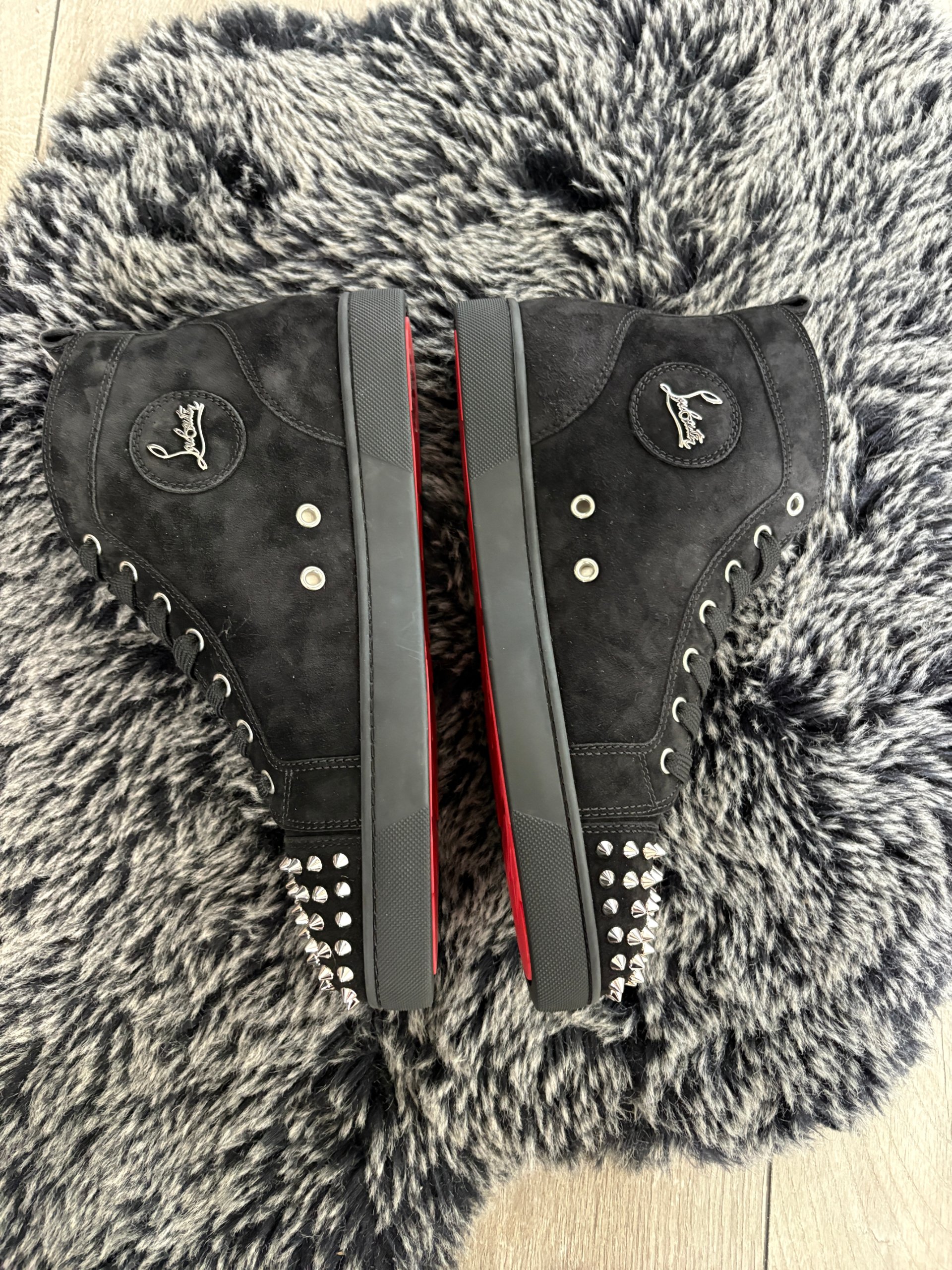Christian Louboutin Louis Flat Spike Suede Size 42 image 9