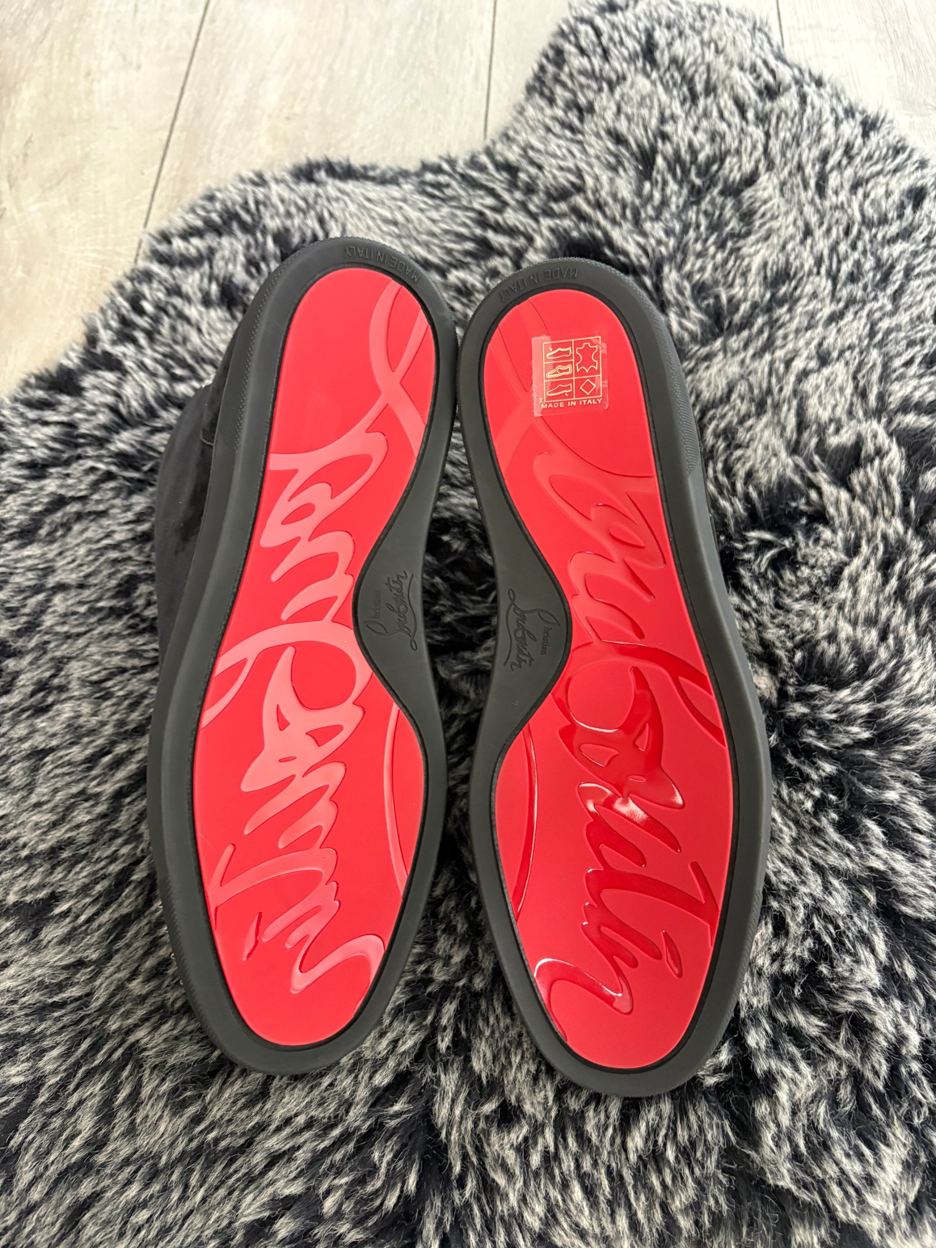 Christian Louboutin Louis Flat Spike Suede Size 42 image 10