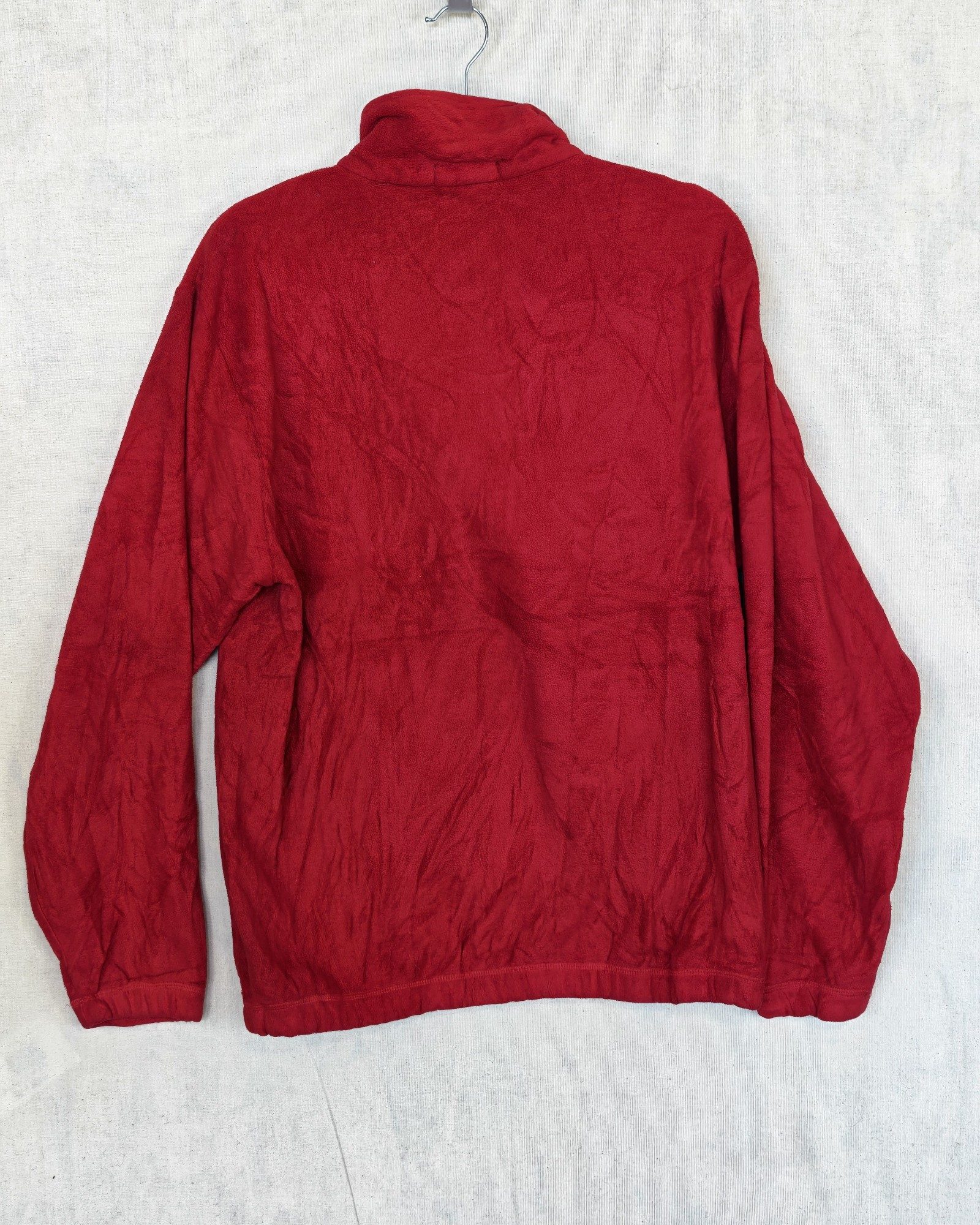 Nautica Men's Red Half-Zip Fleece Medium Gorpcore Sailing image 2