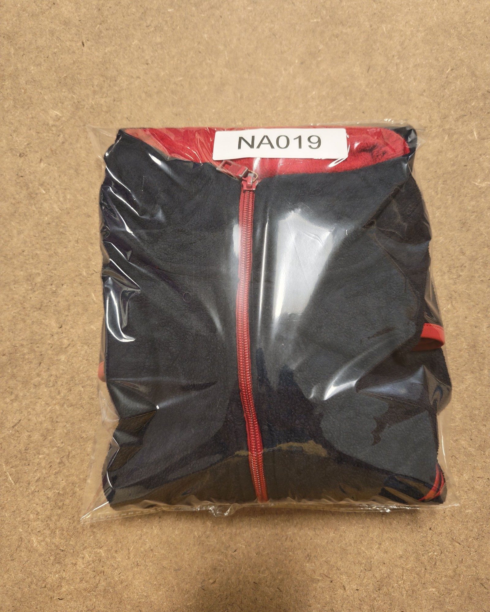 Nautica Navy & Red Fleece Jacket Large Full Zip Gorpcore Sailing Spellout image 10