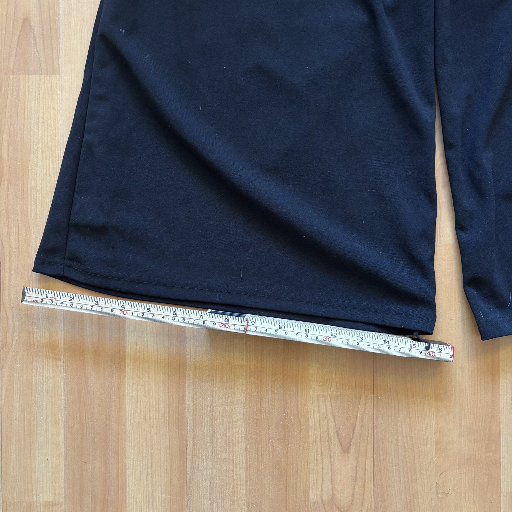 Black Pleated Wide Leg Culottes With Front Button Detail image 8