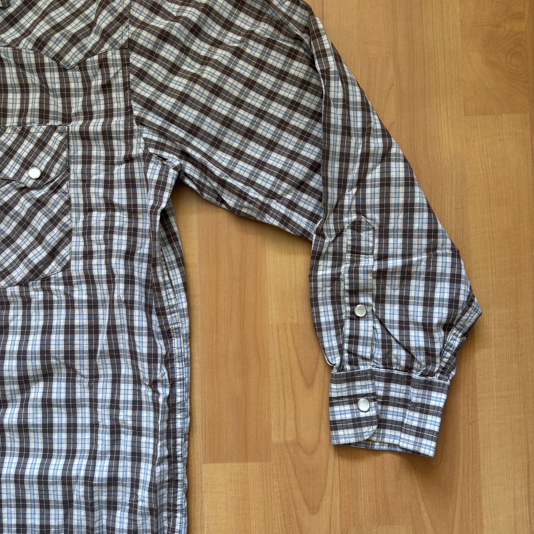 Vintage Larry Mahan Snap Button Cotton Shirt Large image 3