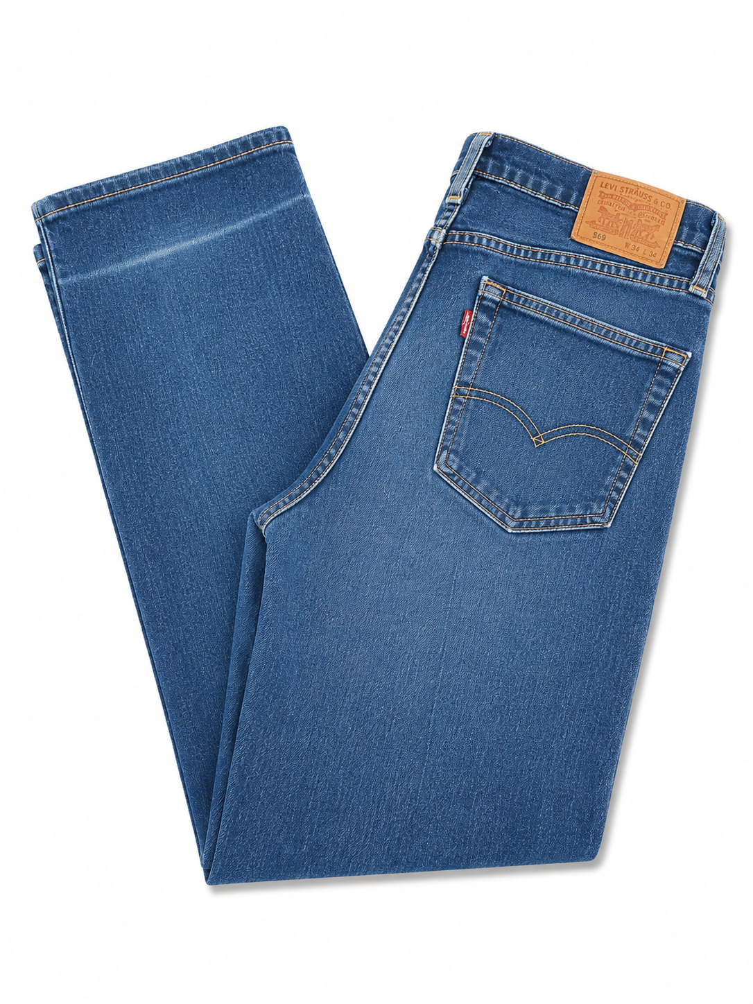 Levi's Blue 511 Slim Fit Jeans Red tab 34"