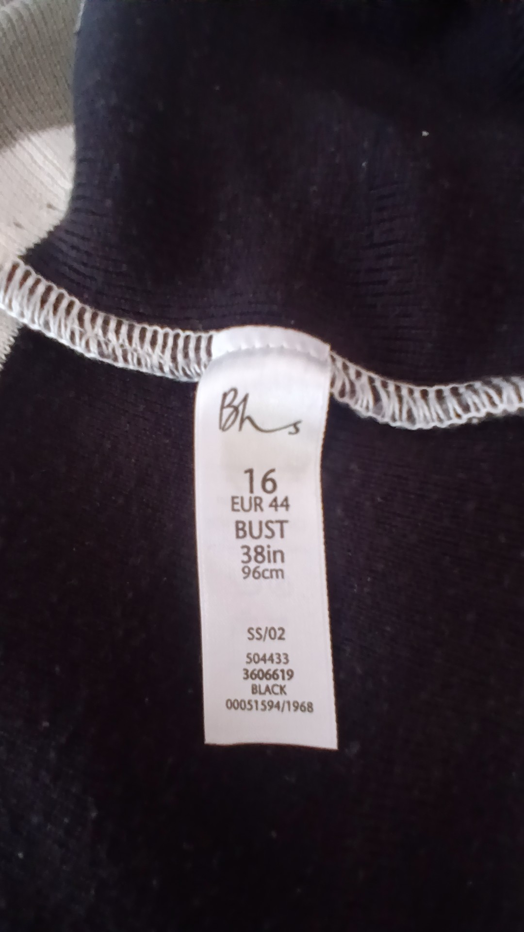 BHS Women's Multi Stripe Knit Top UK 16 38in Bust image 5