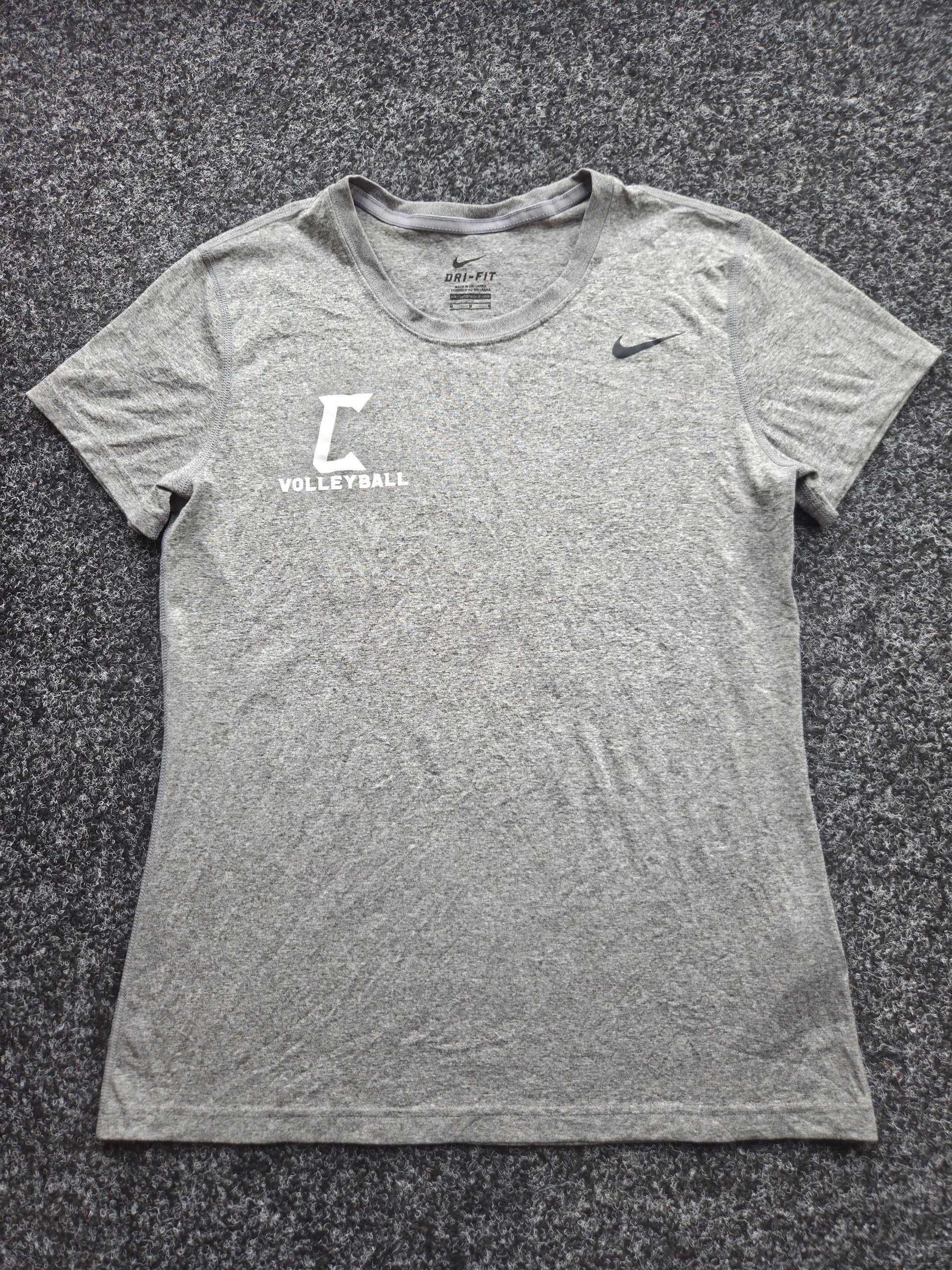 Nike Dri-FIT Volleyball Grey Performance T-Shirt Women’s Size M Sports Gym