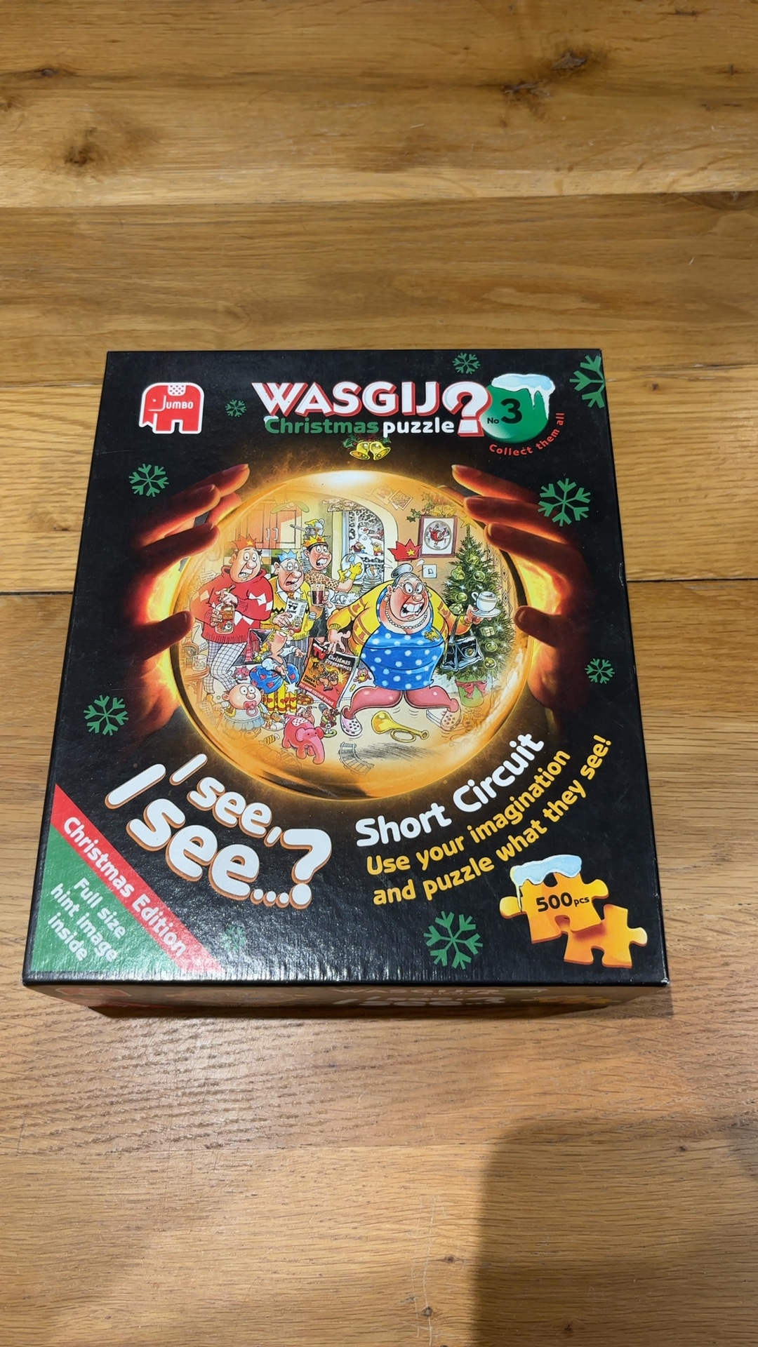 Jumbo Wasgij Christmas Edition 3 Short Circuit Puzzle 500pcs