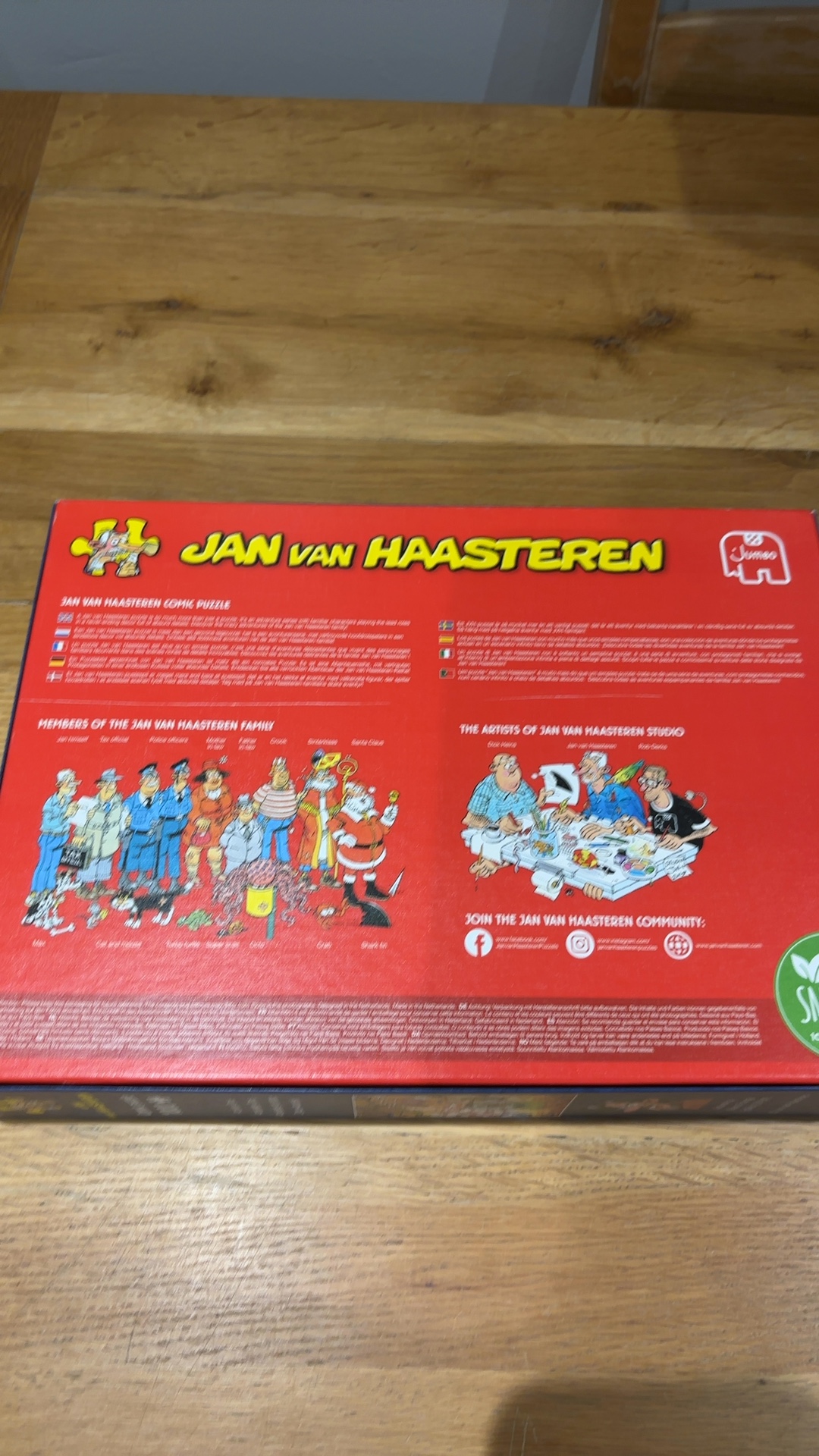 Jumbo Jan van Haasteren Comic Puzzle 1000 Pieces Acrobat Circus image 3