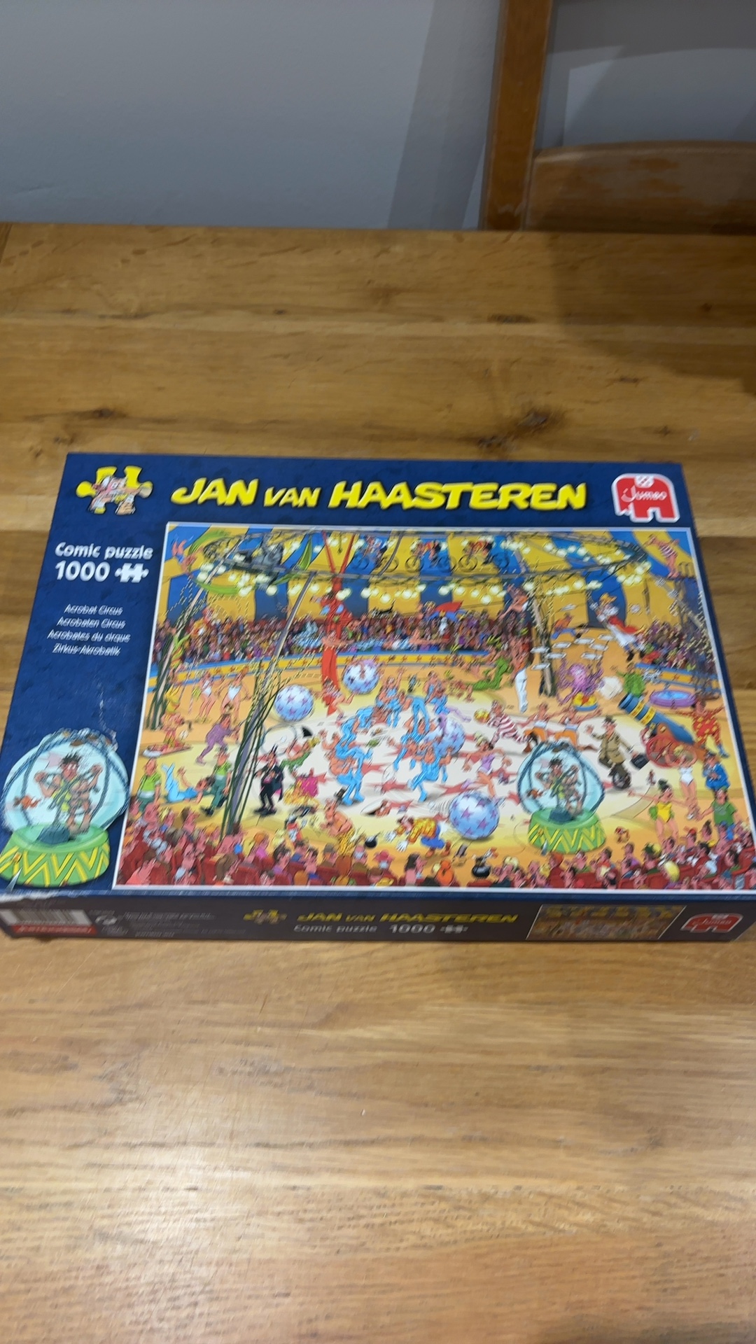 Jumbo Jan van Haasteren Comic Puzzle 1000 Pieces Acrobat Circus