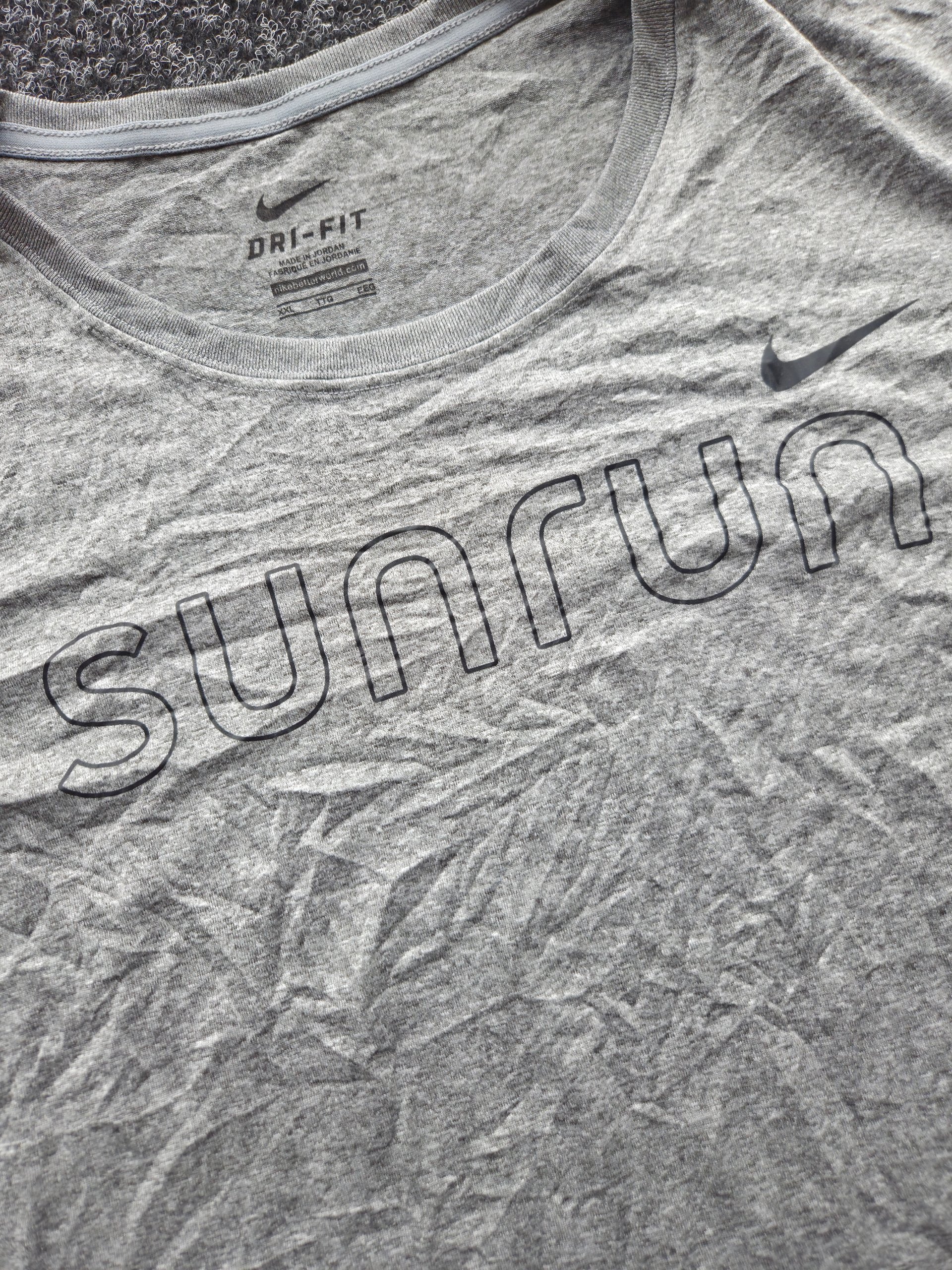 Nike Dri-FIT Sunrun Long Sleeve Running T-Shirt Grey Women’s XXL Sports Top image 2
