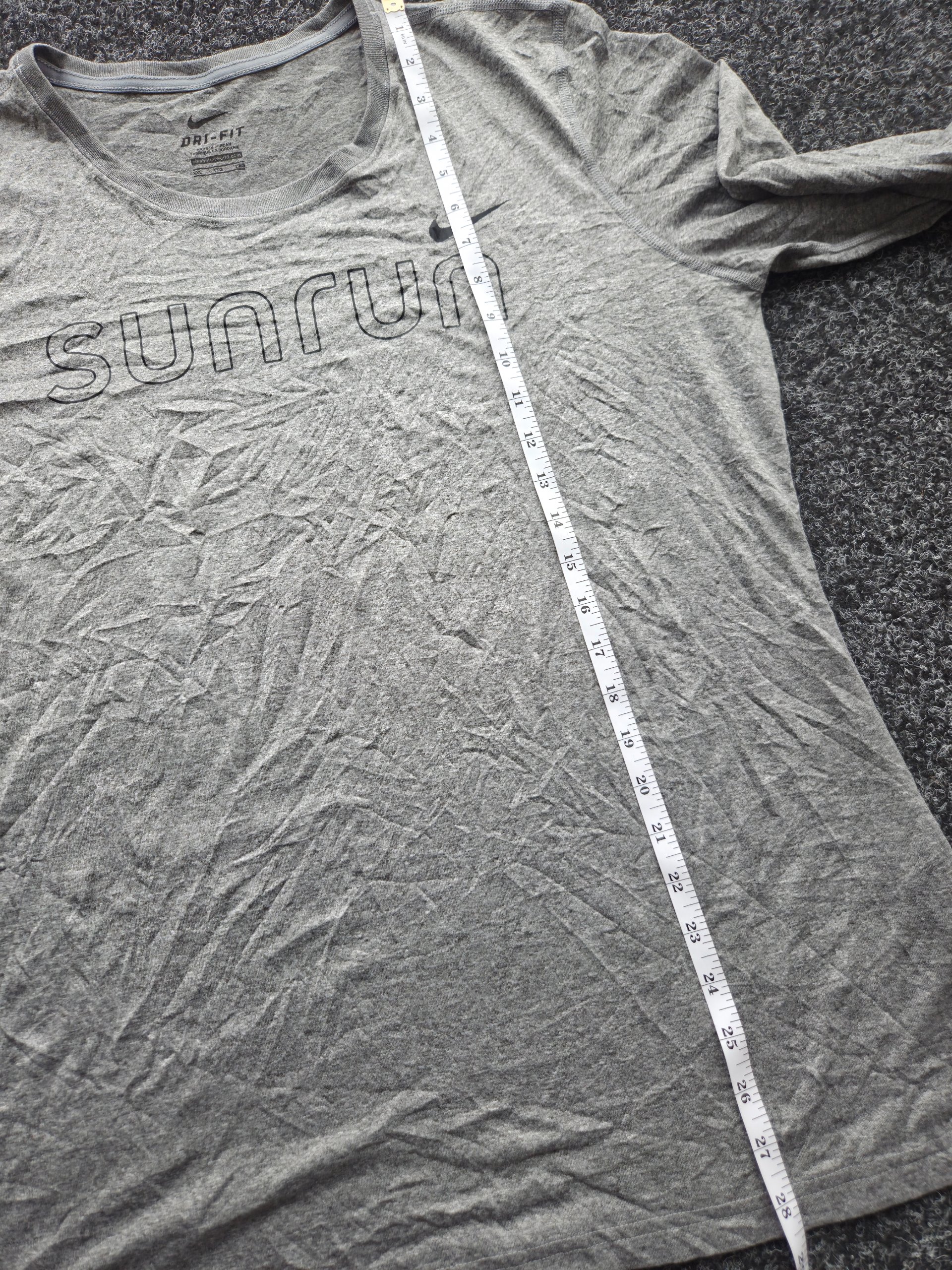 Nike Dri-FIT Sunrun Long Sleeve Running T-Shirt Grey Women’s XXL Sports Top image 5