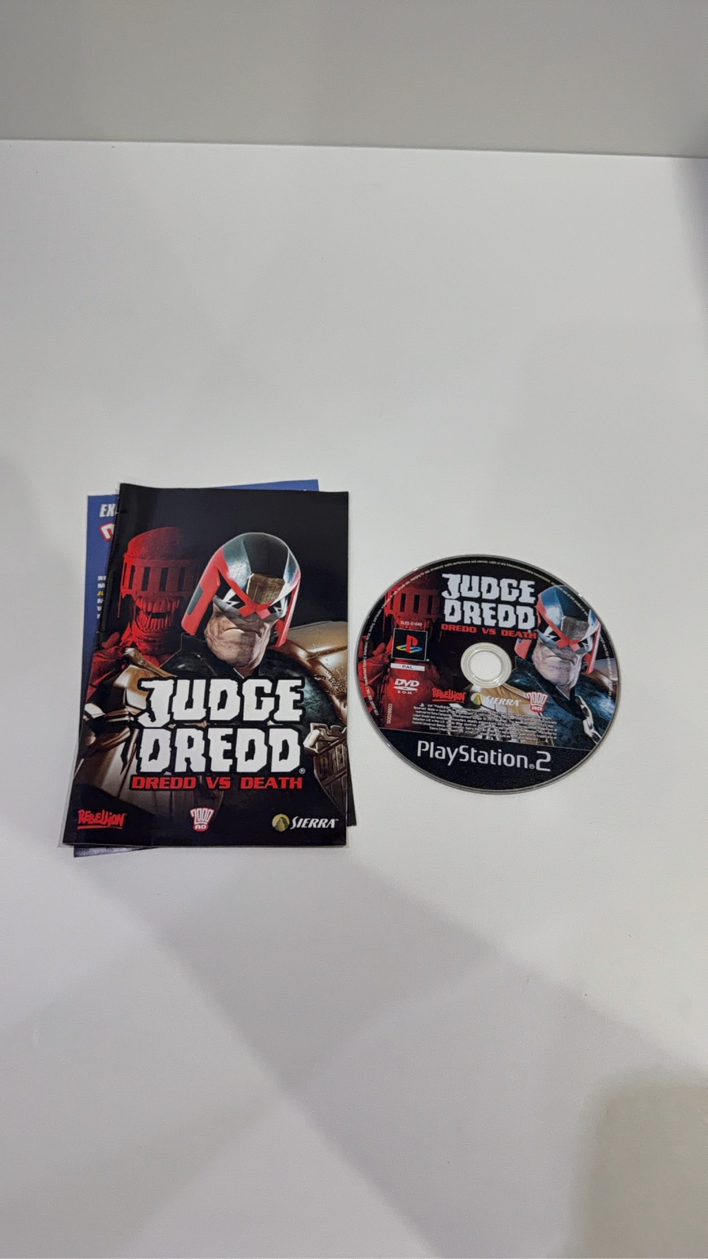 Judge Dredd Dredd vs Death Sony PlayStation 2 PS2 Complete With Manual PAL UK image 2