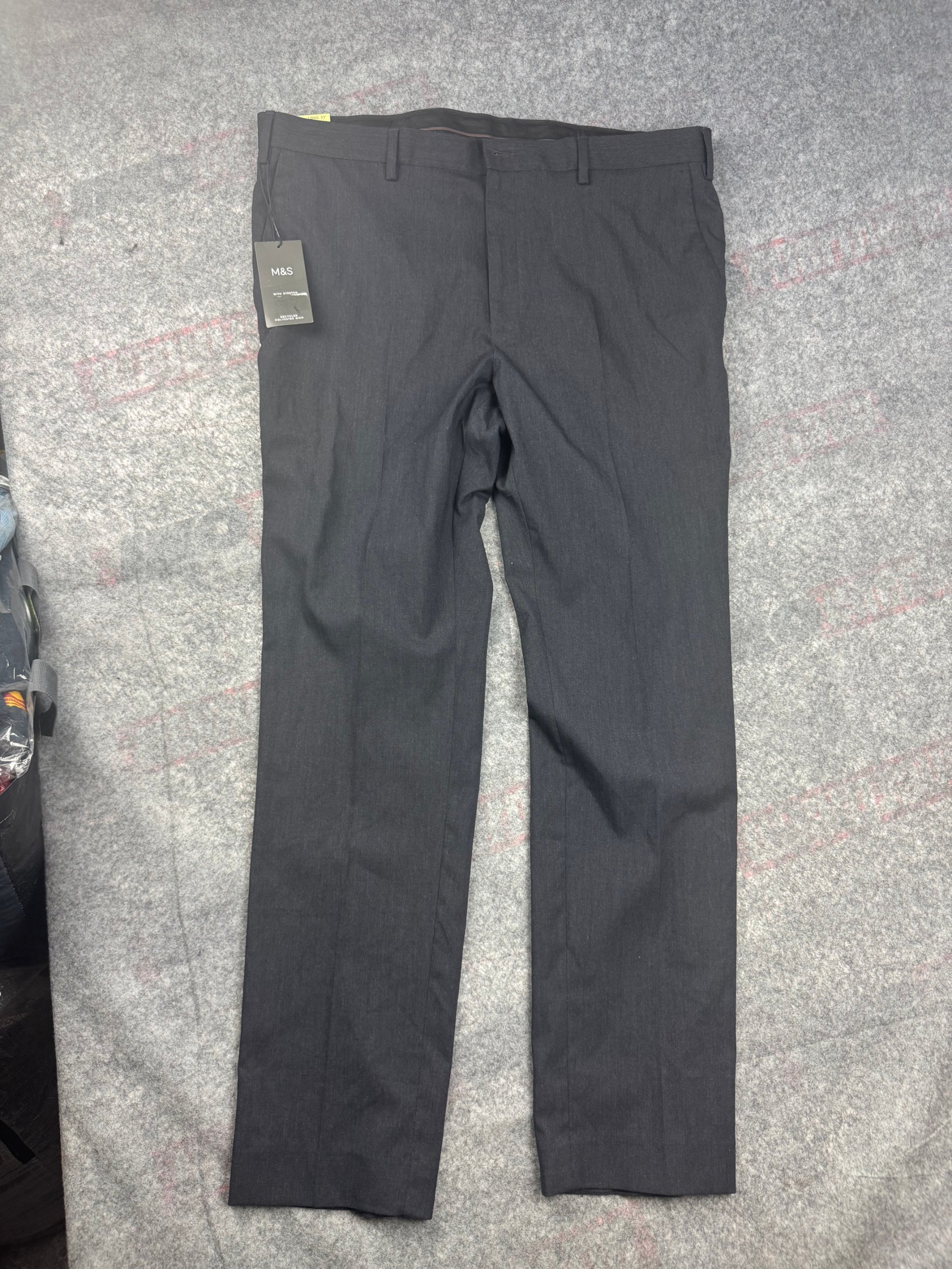 M&S Charcoal Slim Fit Suit Trousers W40 L33 BNWT