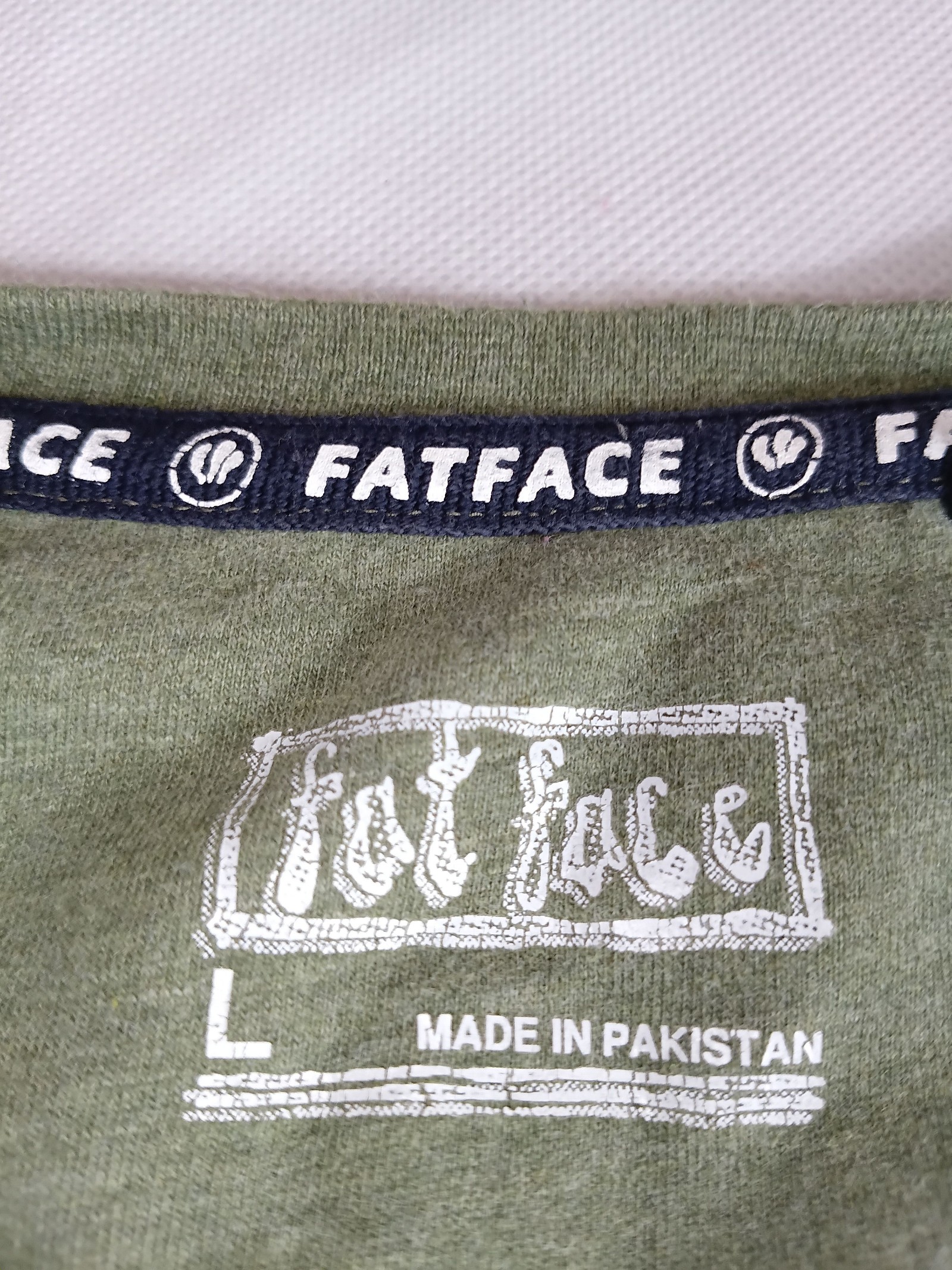 FatFace Men's Green Bike Print T-Shirt Large