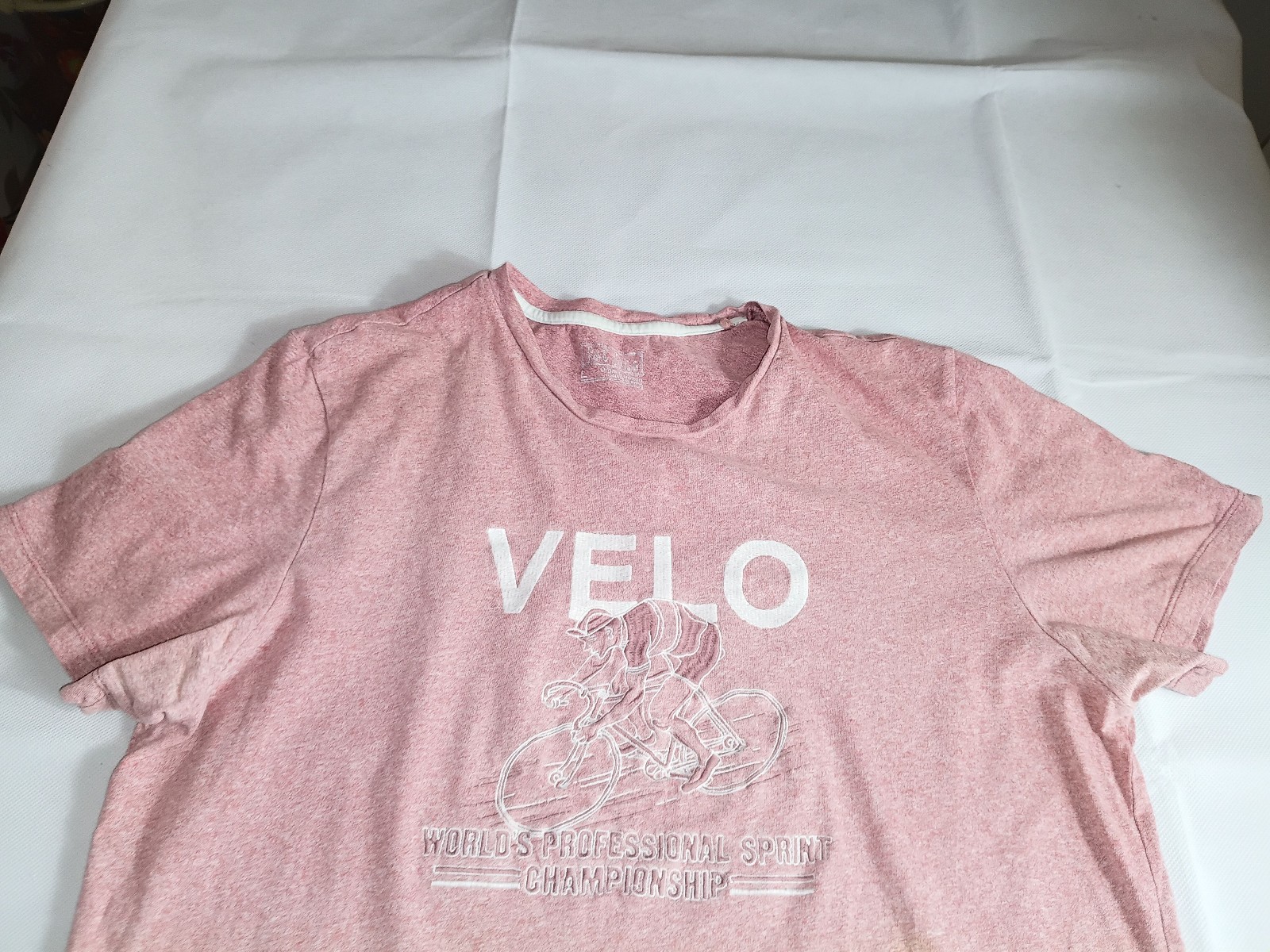 Red & White Vero Moda Women's Velo T-Shirt Medium Cotton image 2