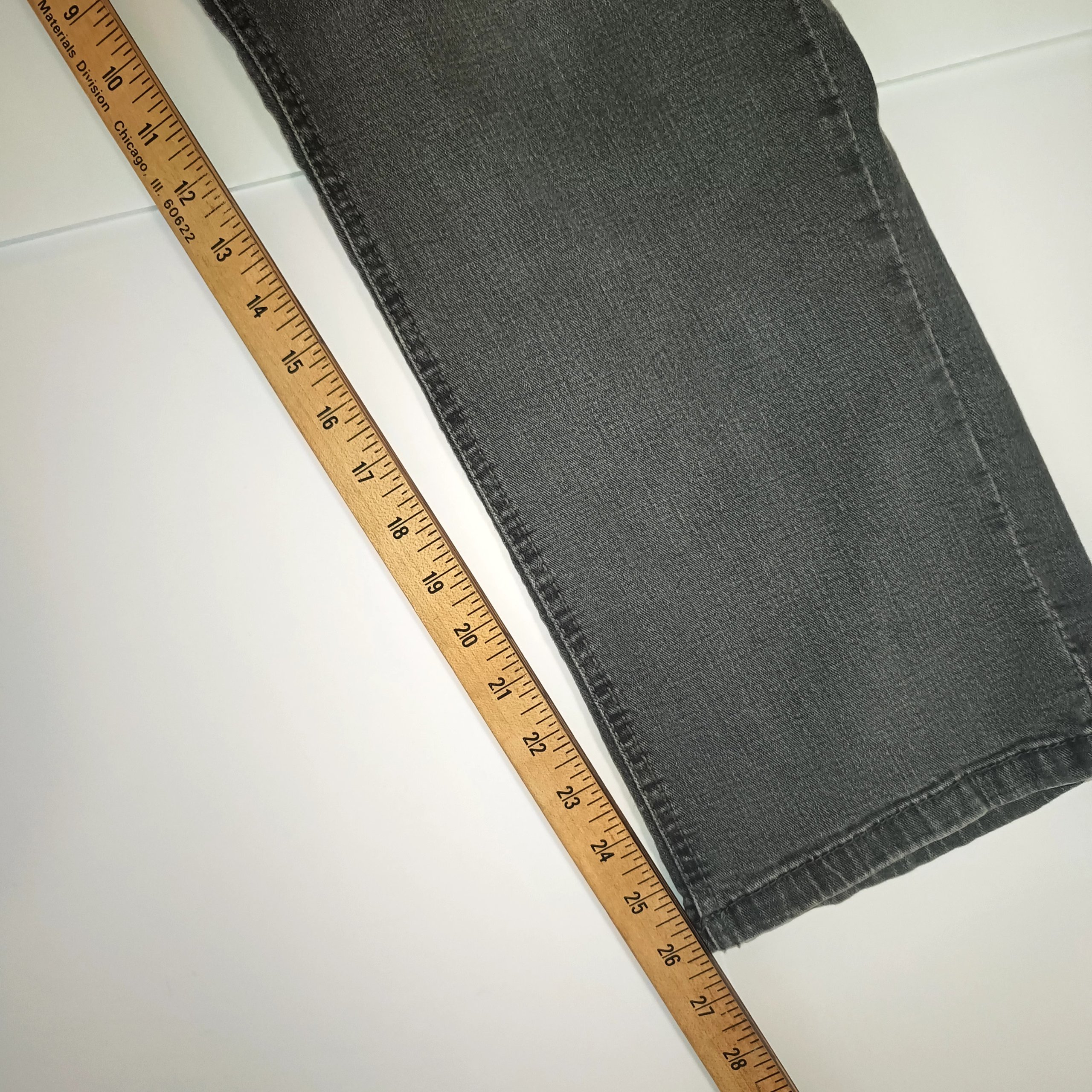 Urban Star Men's Grey Denim Jeans 42 Waist 30 Length Cotton Spandex image 6