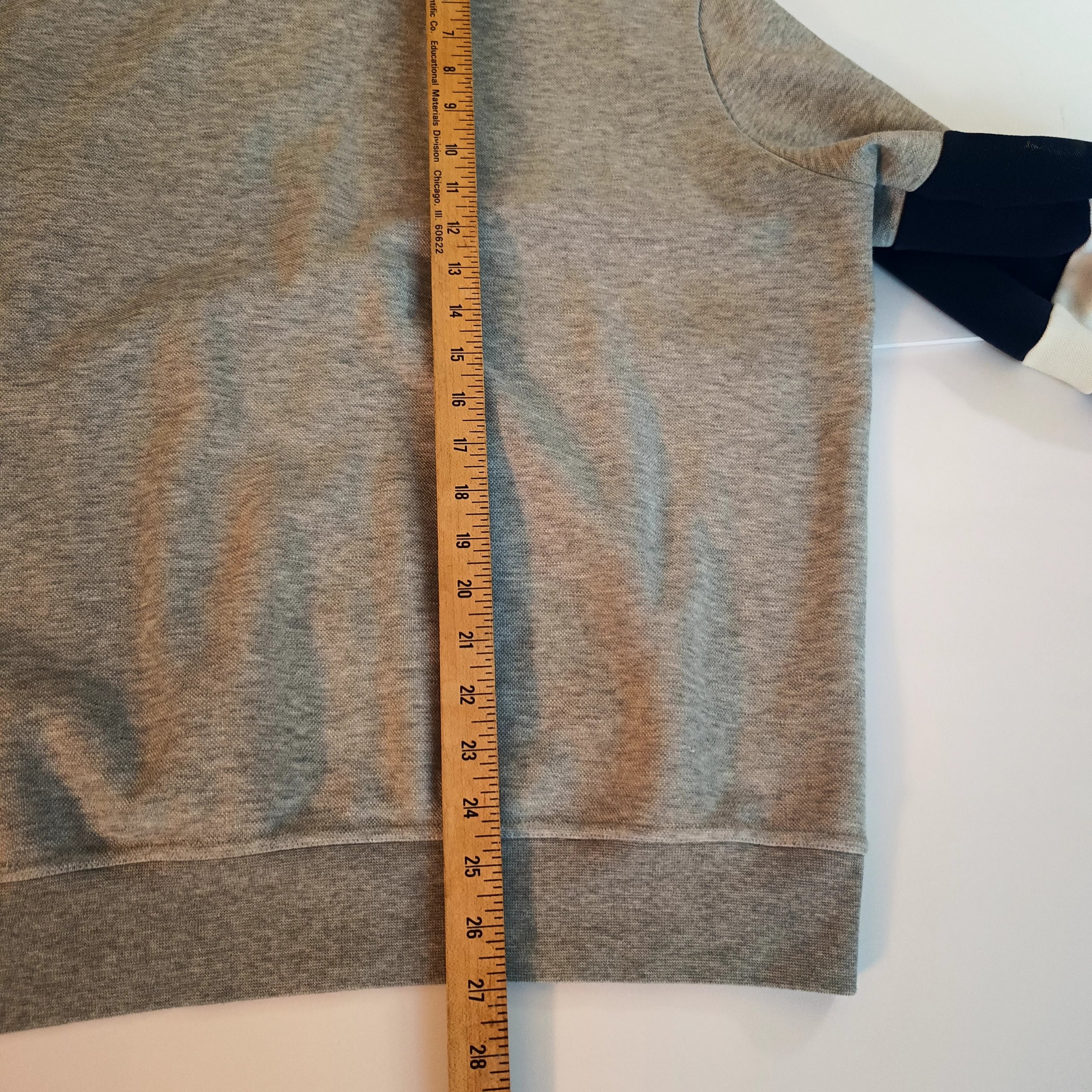 Polo Ralph Lauren Men's Grey & Navy Quarter-Zip Sweatshirt XL image 6