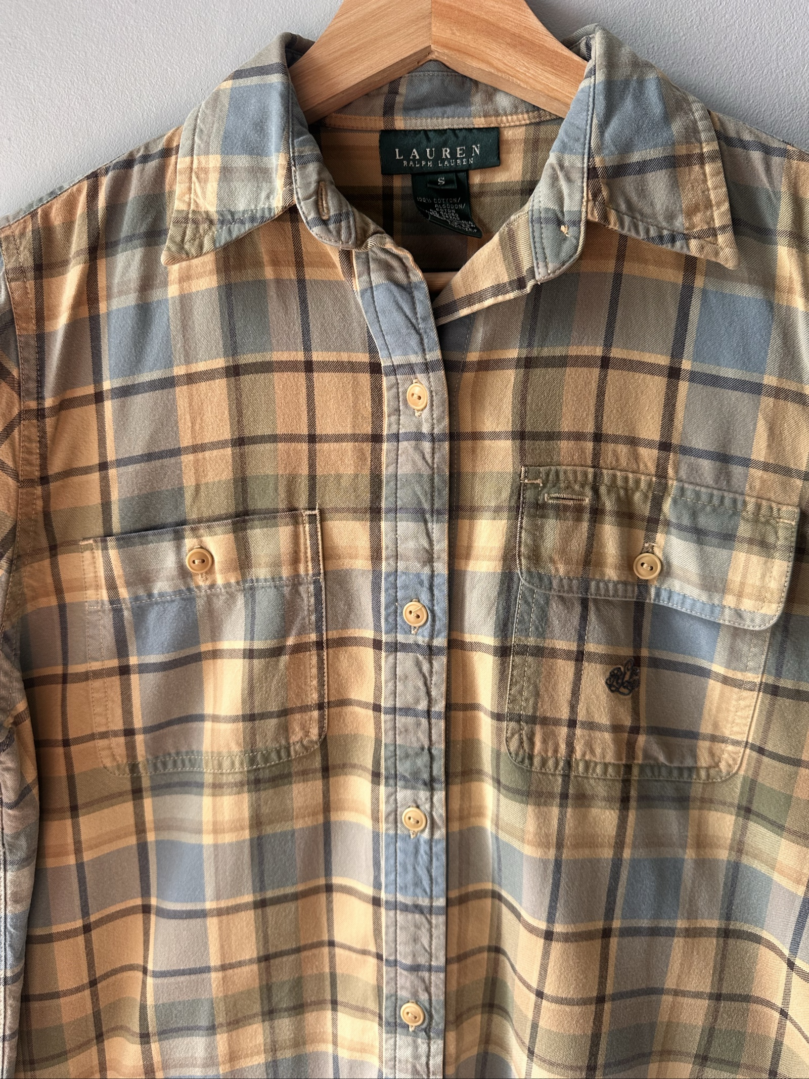 Lauren Ralph Lauren Women's Multi Colour Cotton Check Shirt Small image 4