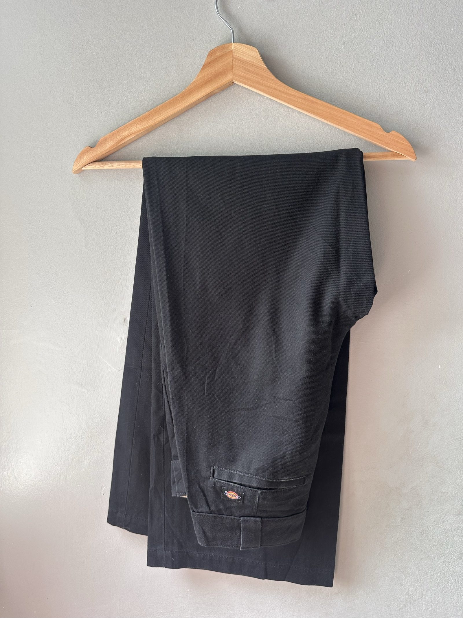 Dickies Black Women's Work Trousers Size 12 Polyester & Cotton