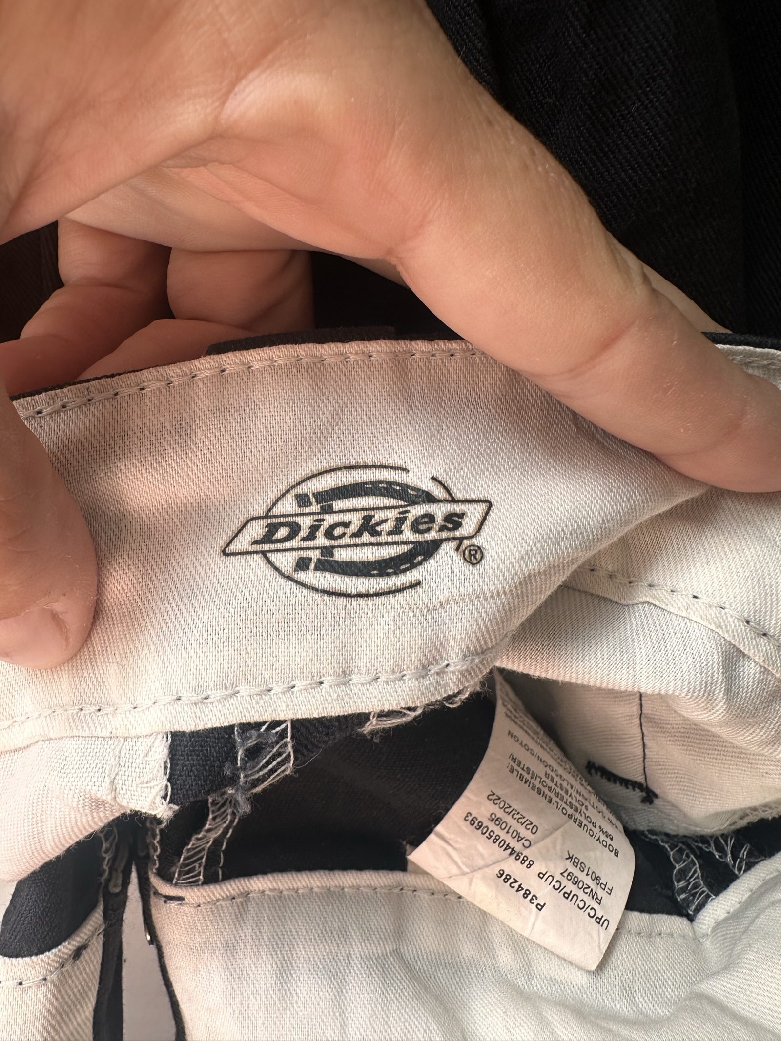 Dickies Black Women's Work Trousers Size 12 Polyester & Cotton image 3