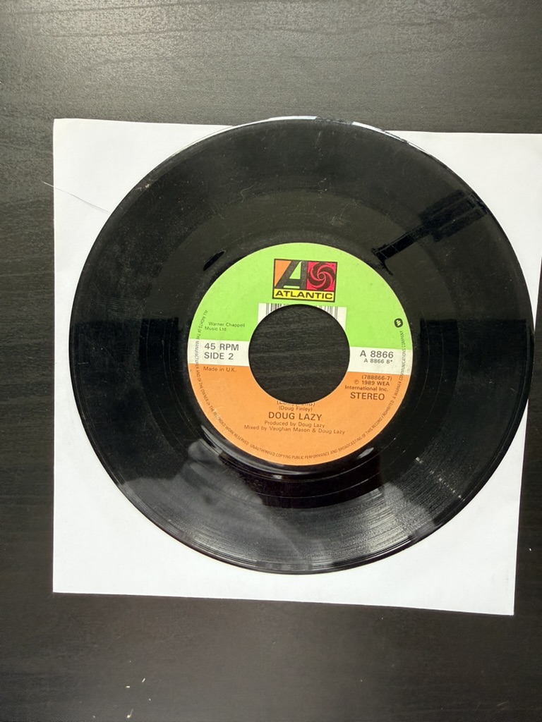 Doug Lazy Vinyl 7 inch Single 45 RPM Let It Roll A-8866 image 2