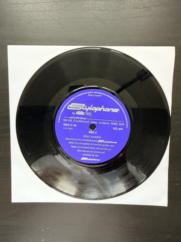 Rolf Harris Stylophone Vinyl Record Single 7" image 2
