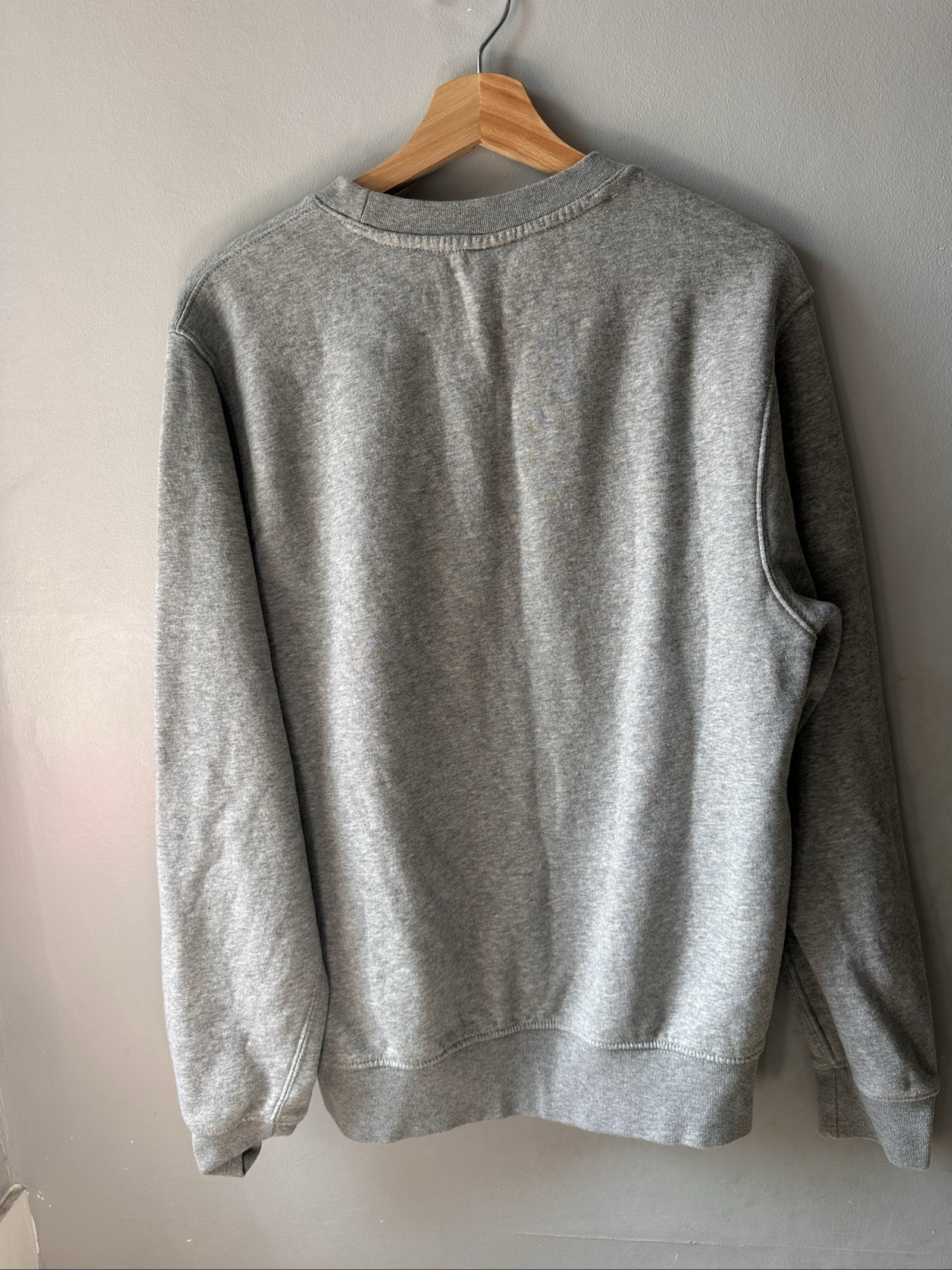 Nike Grey Cotton-Blend Crewneck Sweatshirt Medium image 6