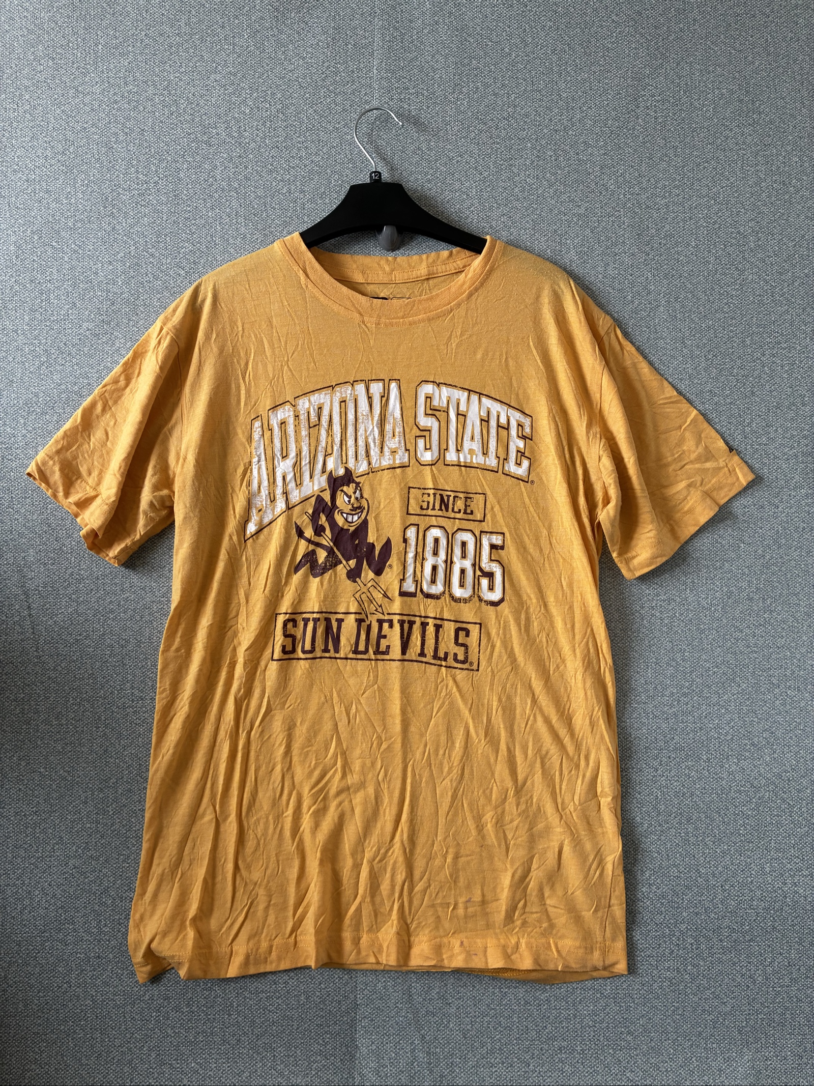 Russell Athletic Men's Arizona State Yellow Graphic T-Shirt Medium image 2