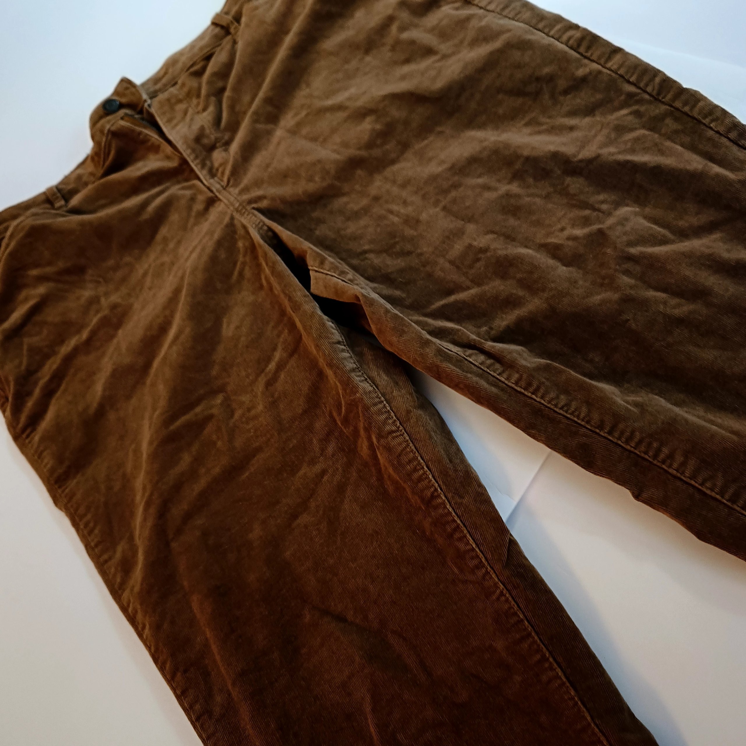 Croft & Barrow Women's Brown Corduroy Pants 16W 98% Cotton 2% Spandex image 2