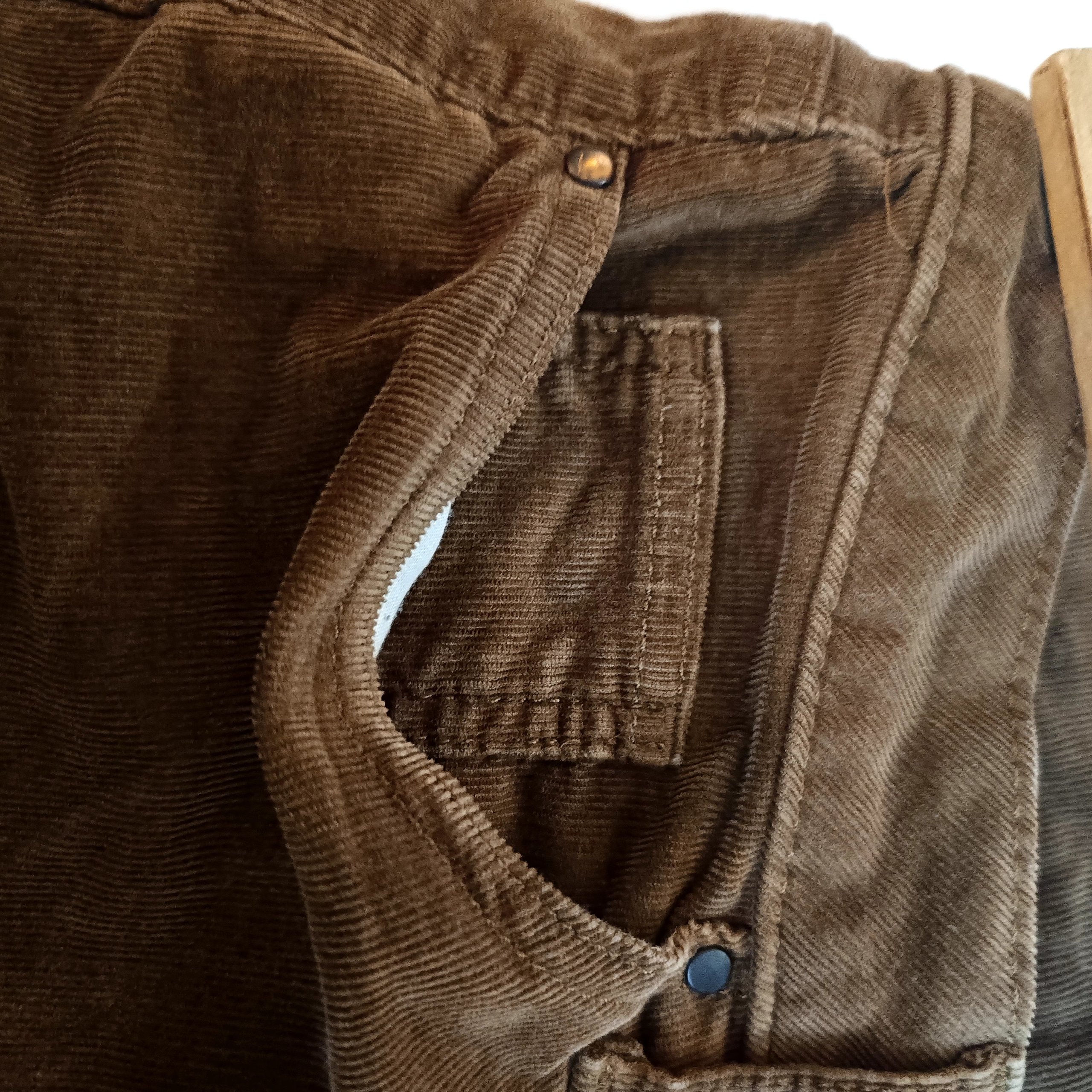 Croft & Barrow Women's Brown Corduroy Pants 16W 98% Cotton 2% Spandex image 6