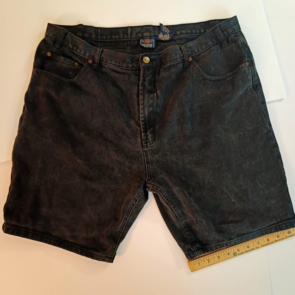 Route 66 Black Relaxed Fit Denim Shorts Size 42